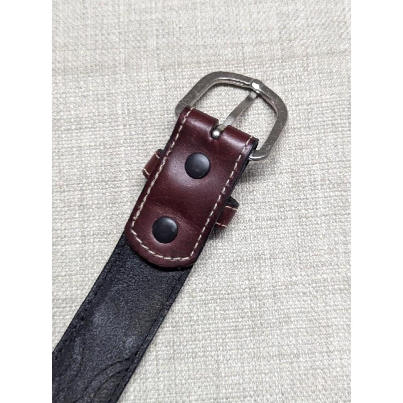 Vintage VINTAGE NOCONA belt Concho Buckle 28 cowhide leather western rodeo belt Men Size 28 - 7 Thumbnail