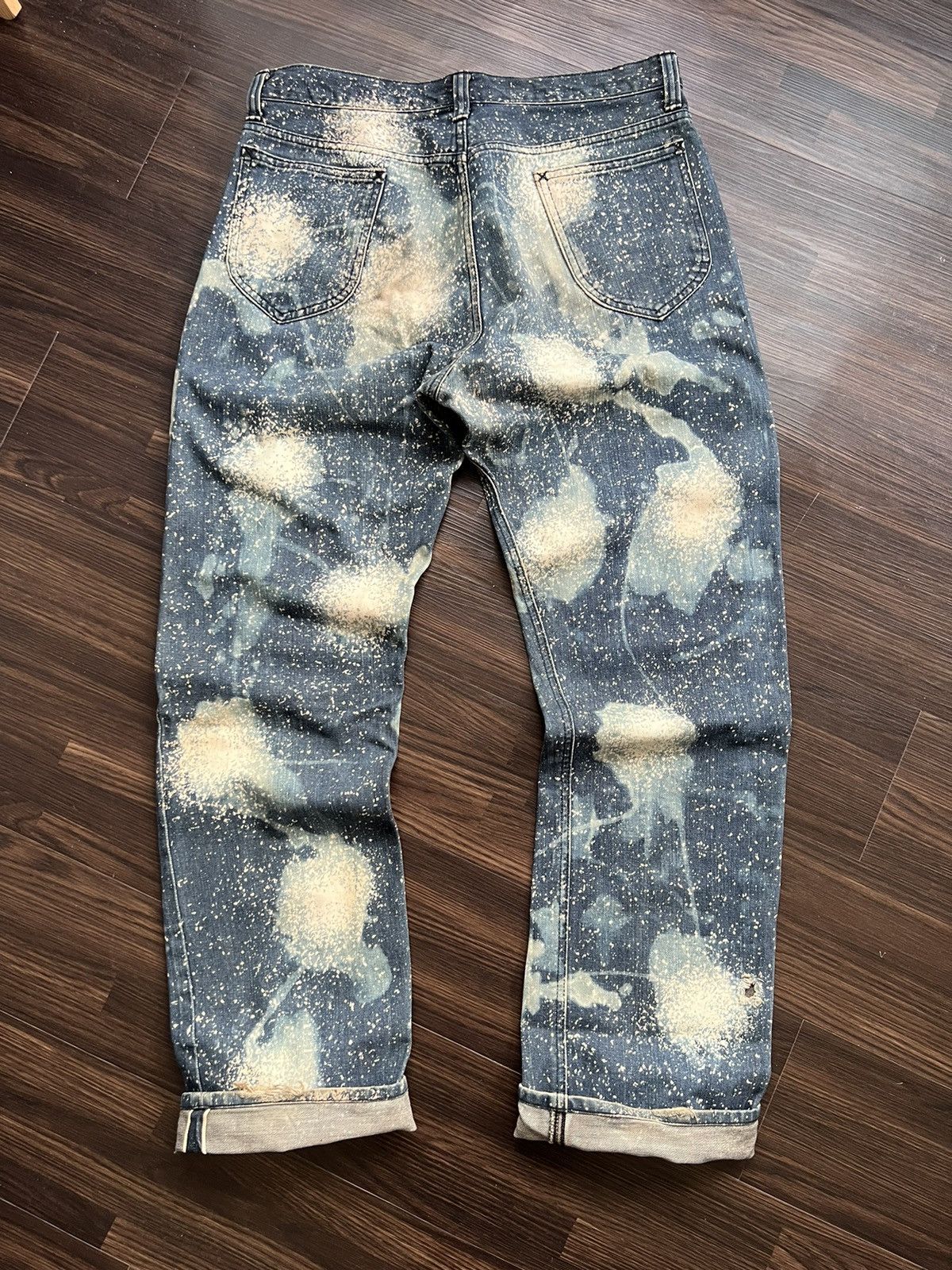 Issey Miyake × Lee 🔥Runway🔥 Issey miyake X Lee Splatter Paint denim - 33 Size US 34 / EU 50 - 13 Thumbnail