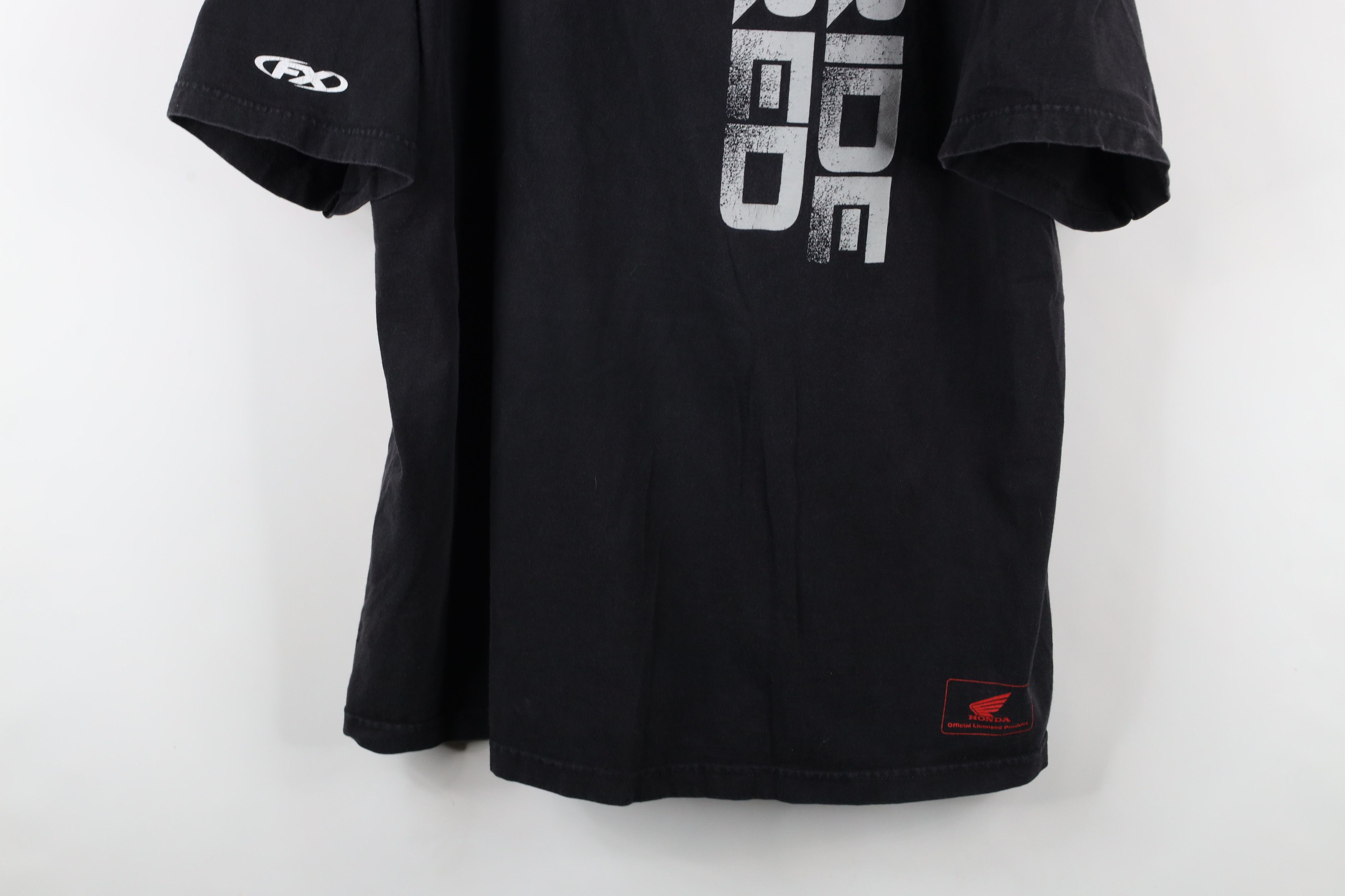 Vintage Vintage Y2K Factory Effex Honda Racing Spell T-Shirt Black Size US XXL / EU 58 / 5 - 3 Thumbnail