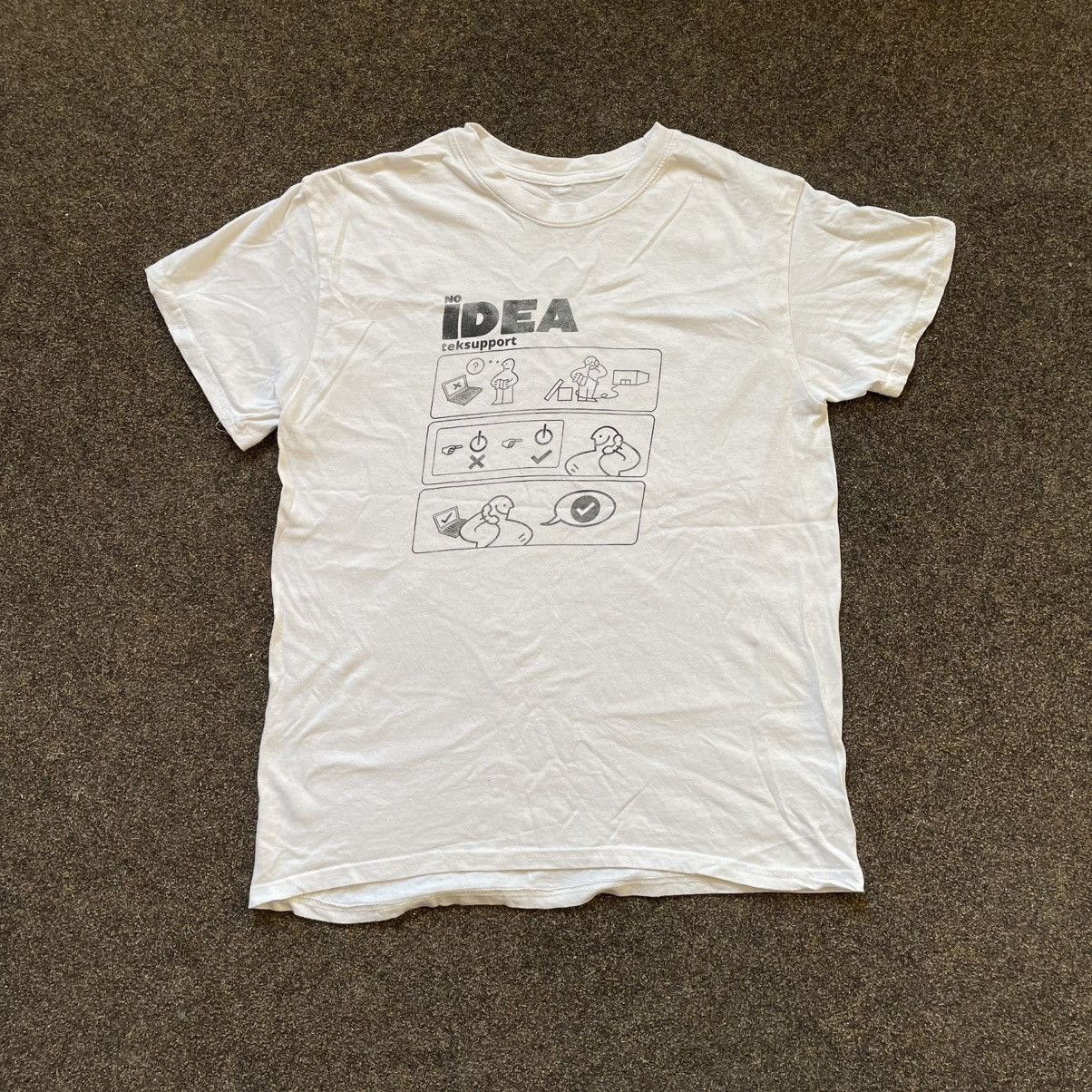 Vintage Vintage Y2K Graphic Tee Cream Art Illustration Oversized M Size US M / EU 48-50 / 2 - 1 Thumbnail