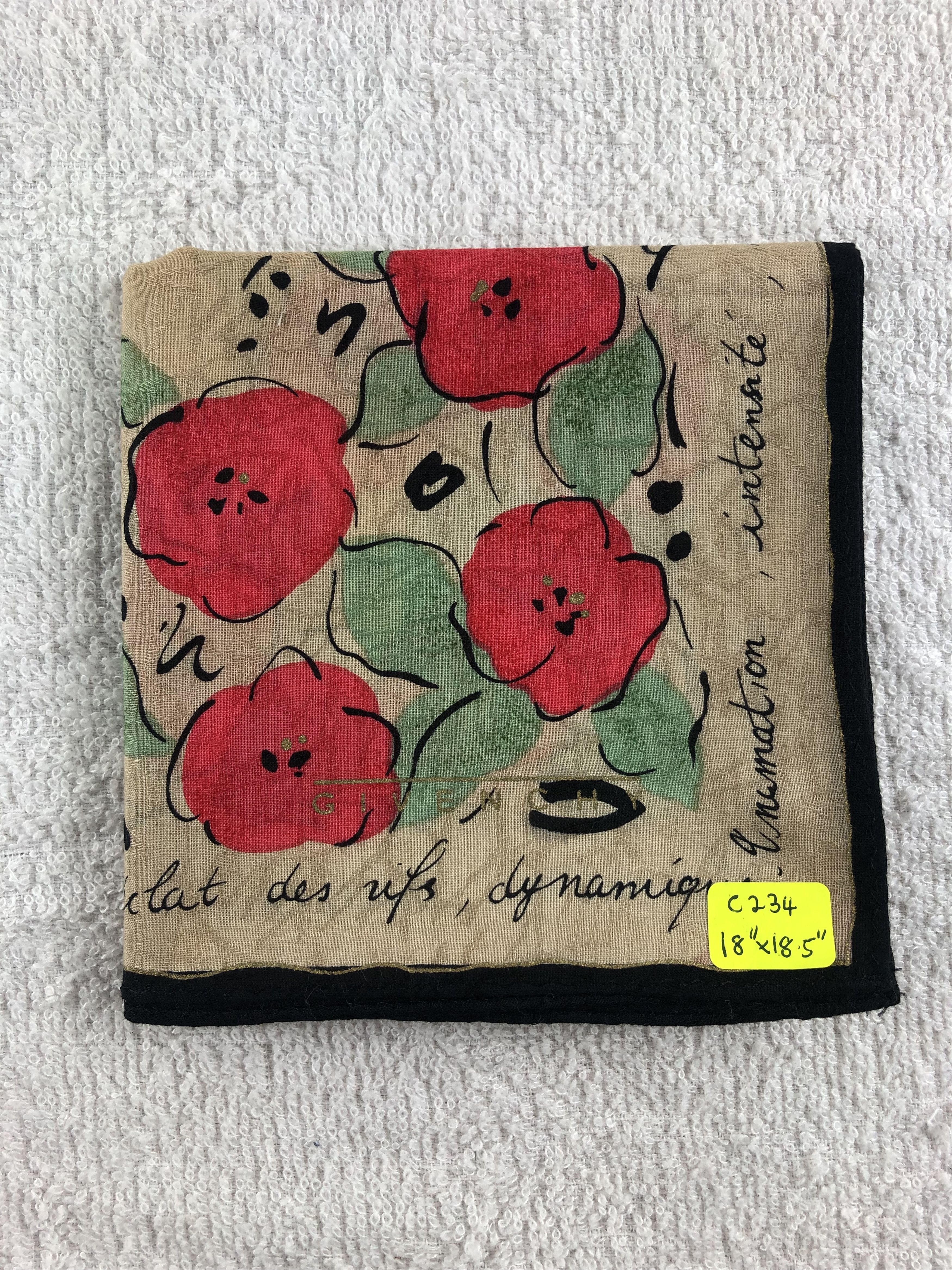 Vintage Givenchy Handkerchief / Bandana / Neckerchief C234 Size ONE SIZE - 8 Thumbnail