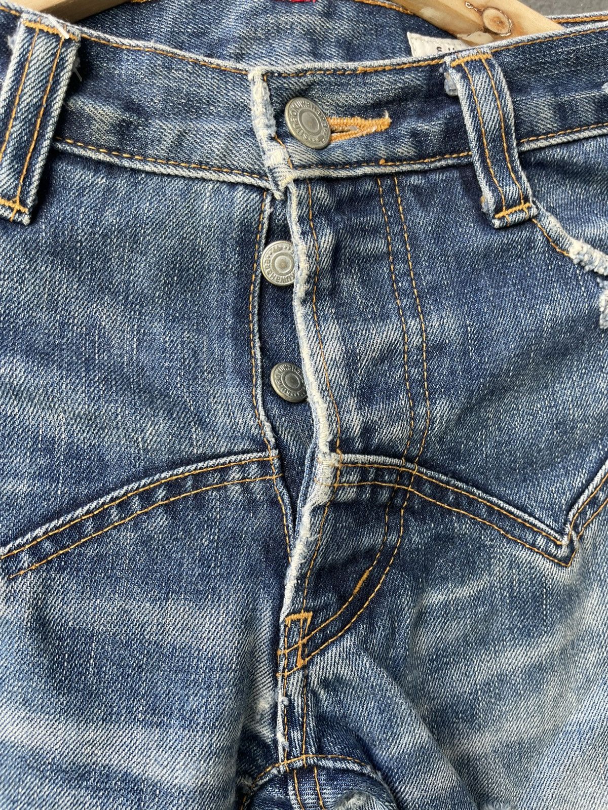 Denime × Japanese Brand Sunaokuwahara issey miyake Distressed Jeans Size US 29 - 14 Thumbnail