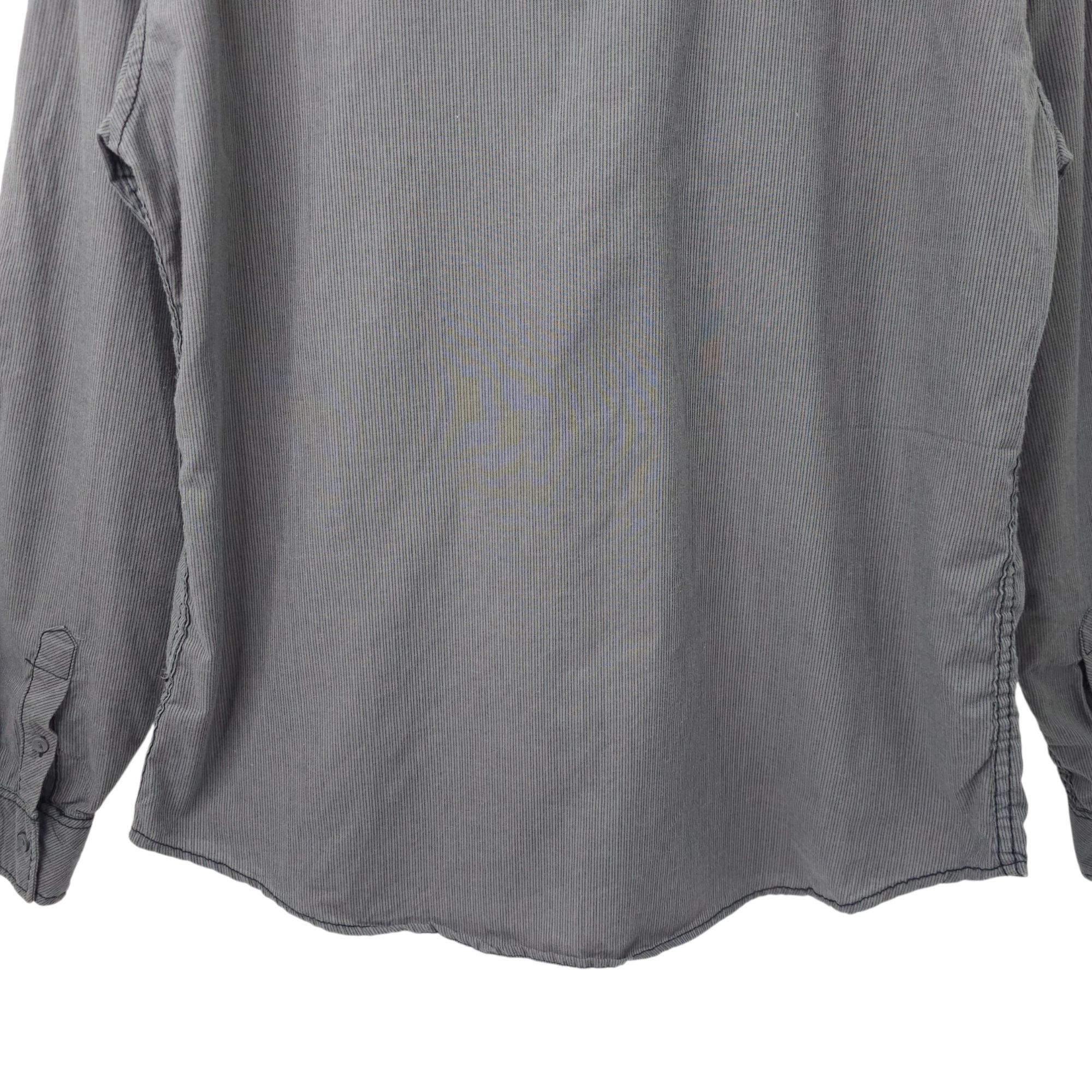 Carbon Carbon Slim Fit Button Front Shirt Mens XXL READ Tab Sleeve Size US XXL / EU 58 / 5 - 15 Thumbnail