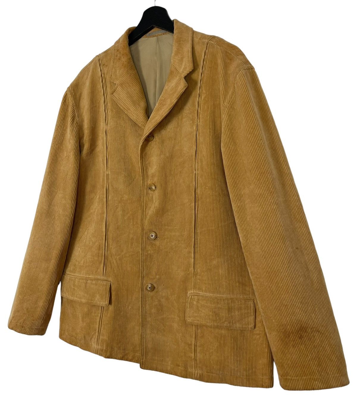 Yohji Yamamoto Vintage Yohji Yamamoto Corduroy Cowboy Jacket Size US L / EU 52-54 / 3 - 3 Thumbnail