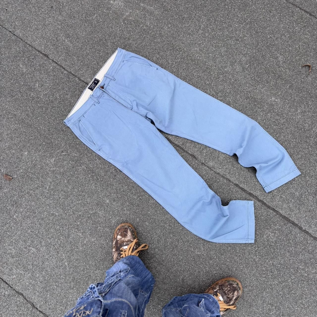 Abercrombie & Fitch × Japanese Brand × Vintage Abercrombie & Fitch chinos Size US 33 - 2 Thumbnail