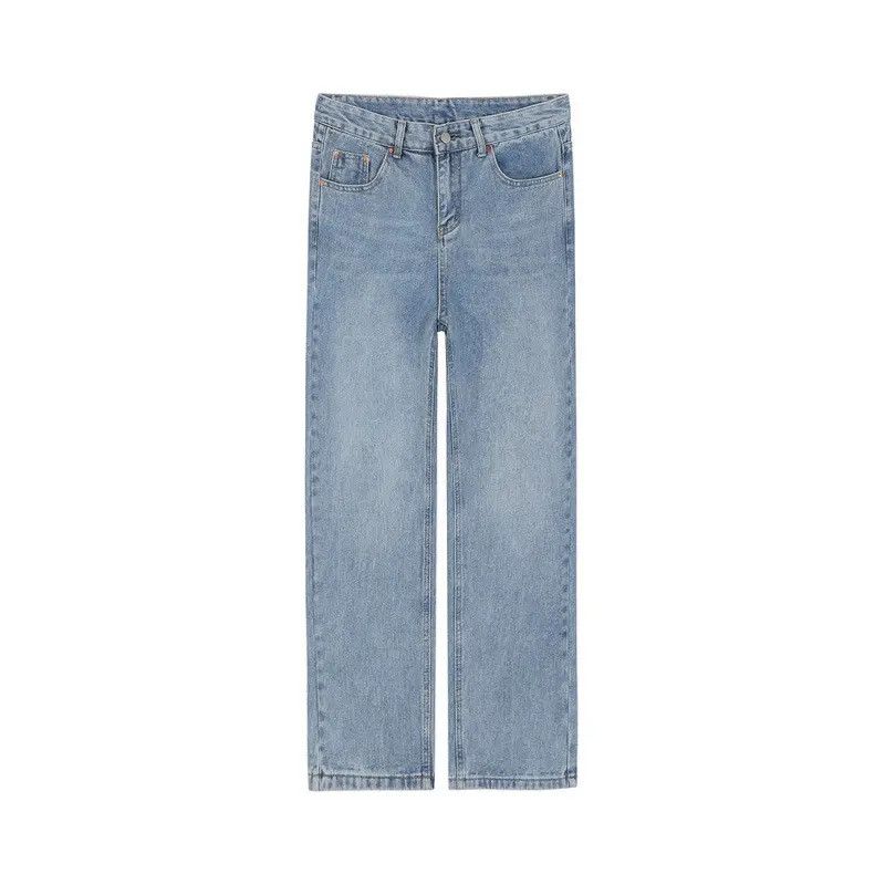 Japanese Brand Retro straight leg wide leg casual jeans Size US 32 / EU 48 - 6 Thumbnail