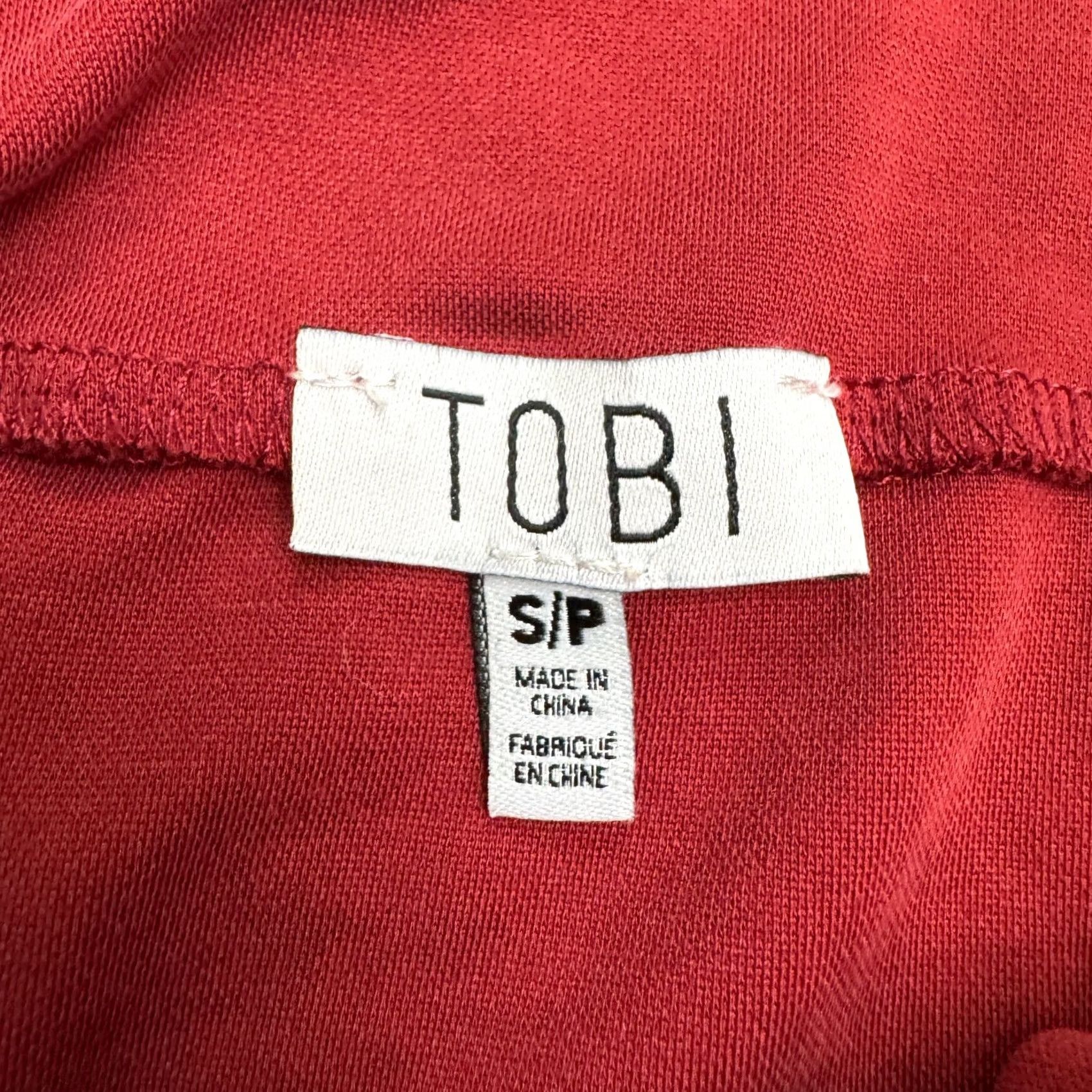 Twisted X Tobi Mini Dress Womens Small Red Twisted Front A-Line Spaghetti Strap V-Neck Size S / US 4 / IT 40 - 4 Thumbnail