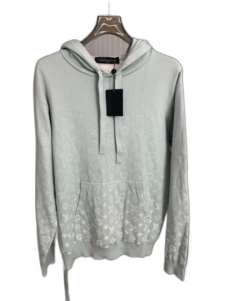 Louis Vuitton Louis Vuitton Ice Blue Gradient Hoodie Sweatshirt-yf Size US L / EU 52-54 / 3 - 1 Thumbnail