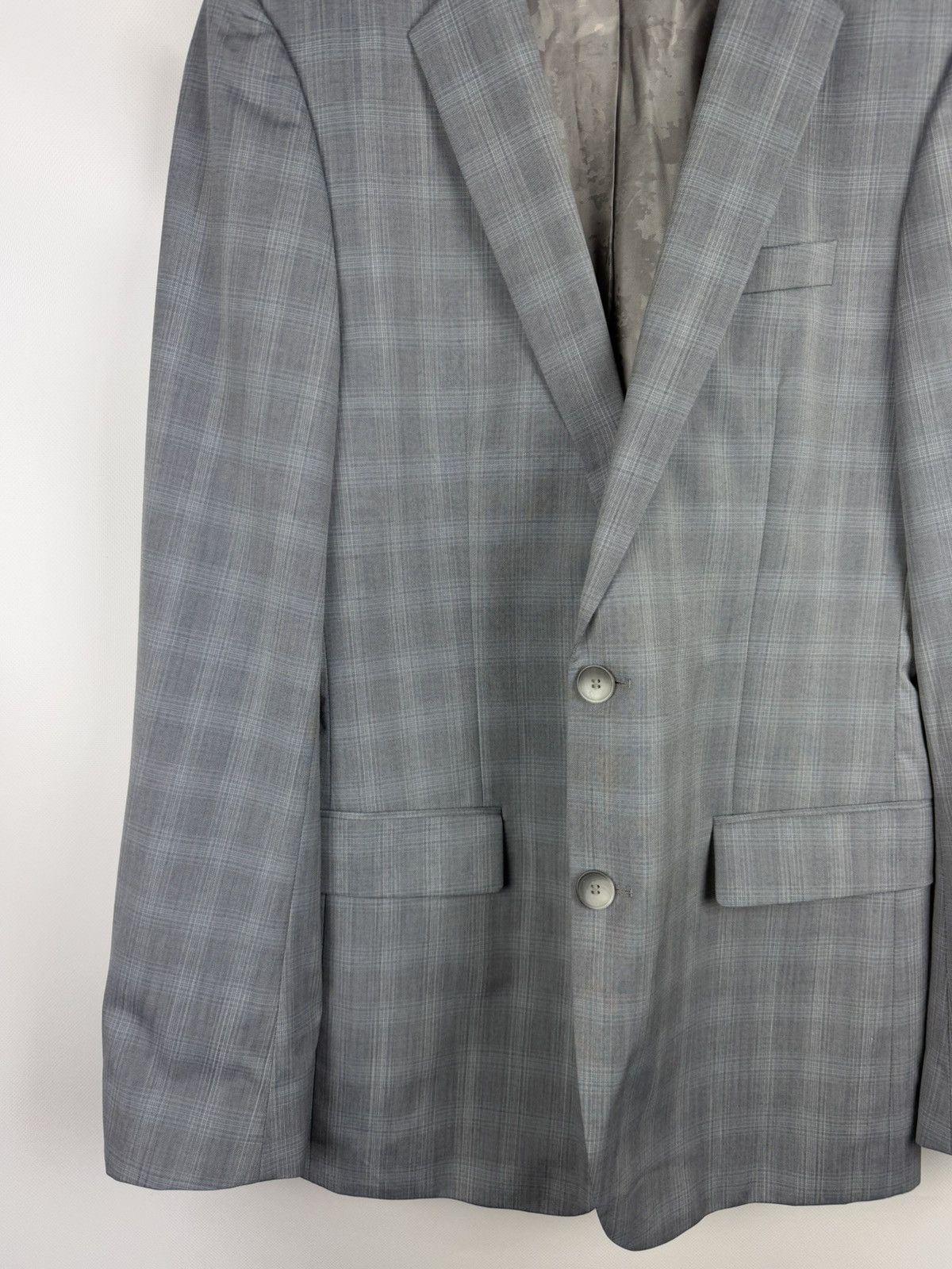 Hugo Boss Hugo Boss Amaro/Helse Wool Plaid 2 Piece Suit Blazer Pants Size 40L - 7 Thumbnail