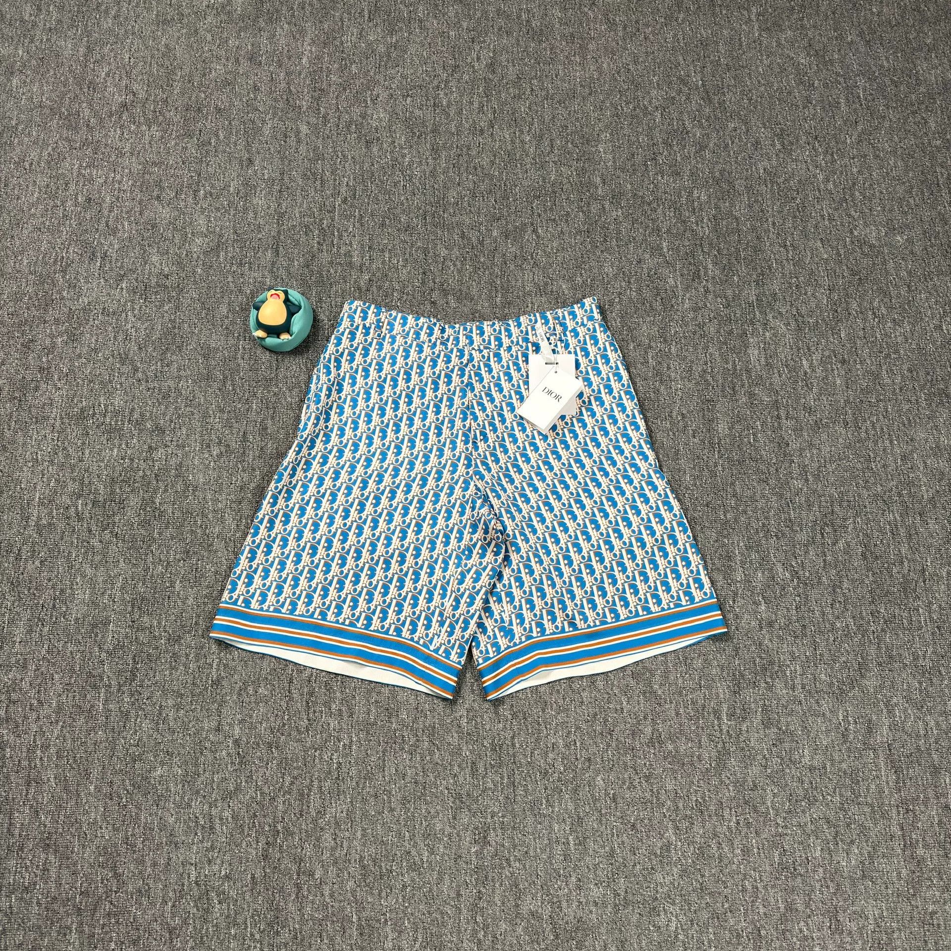 Dior Dior Oblique Silk Shorts Size 50 Size US 34 / EU 50 - 1 Thumbnail