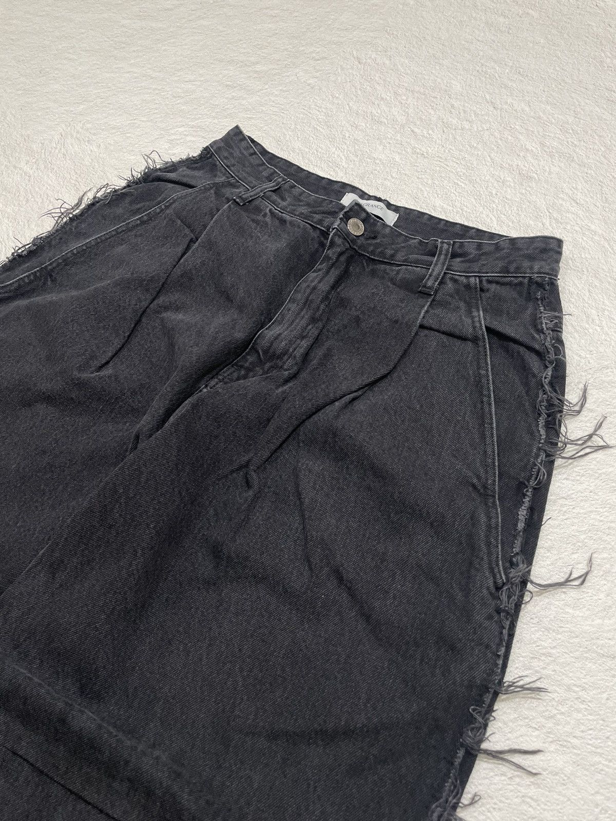 If Six Was Nine 2000s Lagrange Baggy Black Jeans Size US 30 / EU 46 - 2 Thumbnail