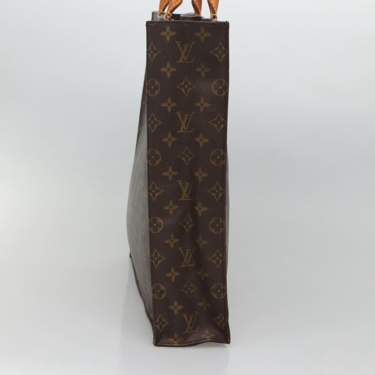 Louis Vuitton LOUIS VUITTON Monogram Sac Plat Hand Bag M51140 Size ONE SIZE - 4 Thumbnail
