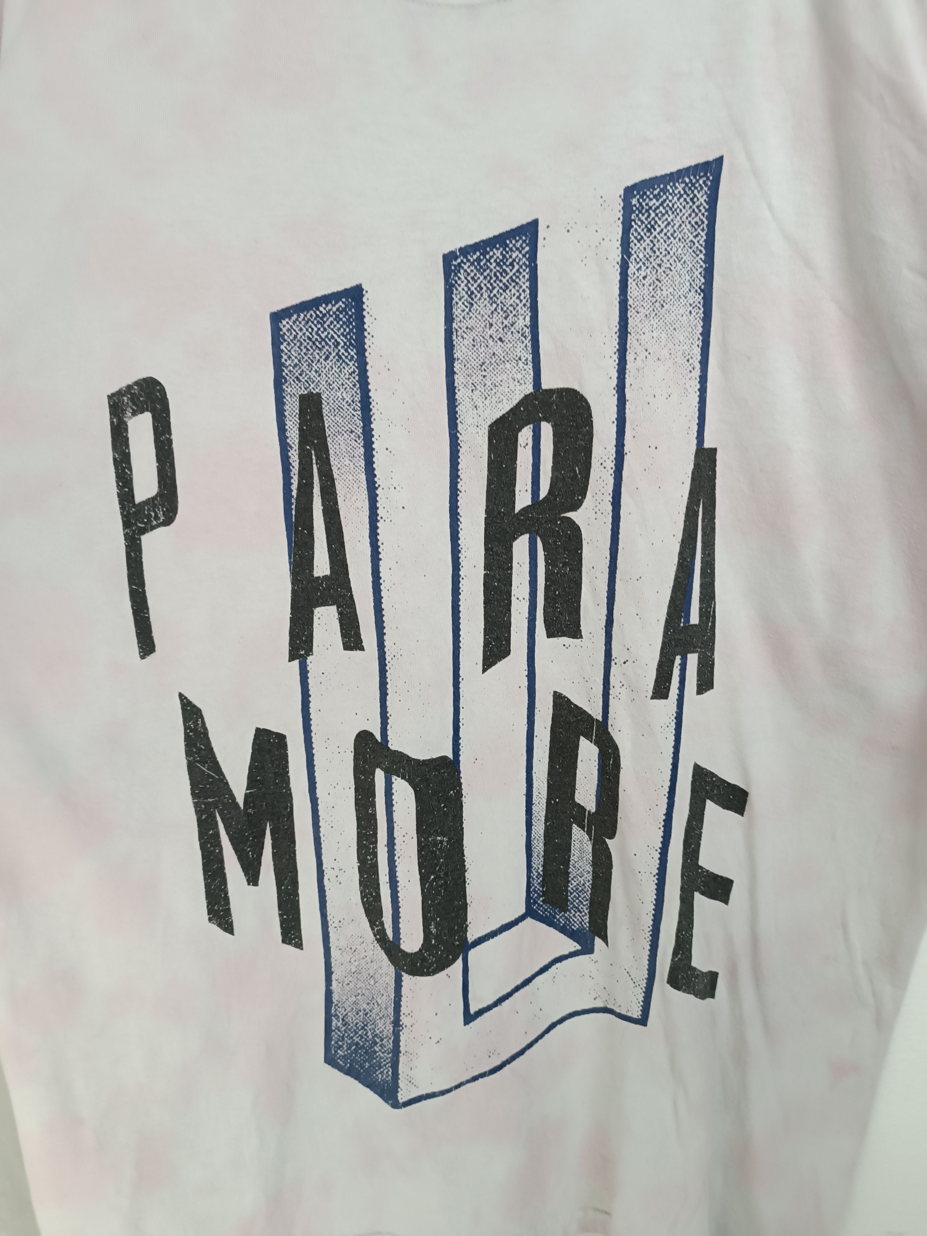 Band Tees THRASHED FADED VINTAGE PARAMORE TIE DYE TEE hayley fall out Size US L / EU 52-54 / 3 - 8 Thumbnail