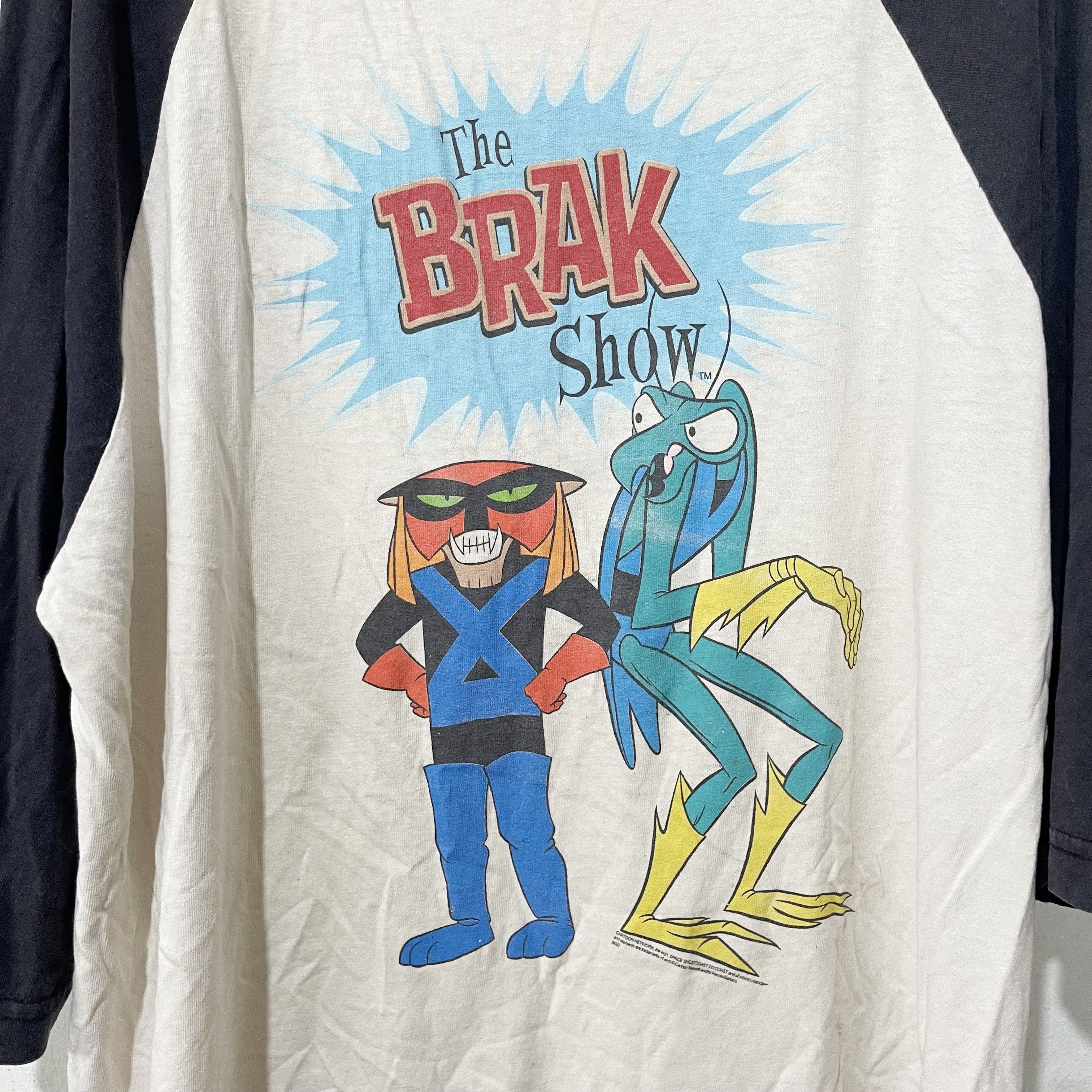 Cartoon Network Vintage 2000s The Brak Show Raglan T-Shirt Size US XL / EU 56 / 4 - 2 Thumbnail