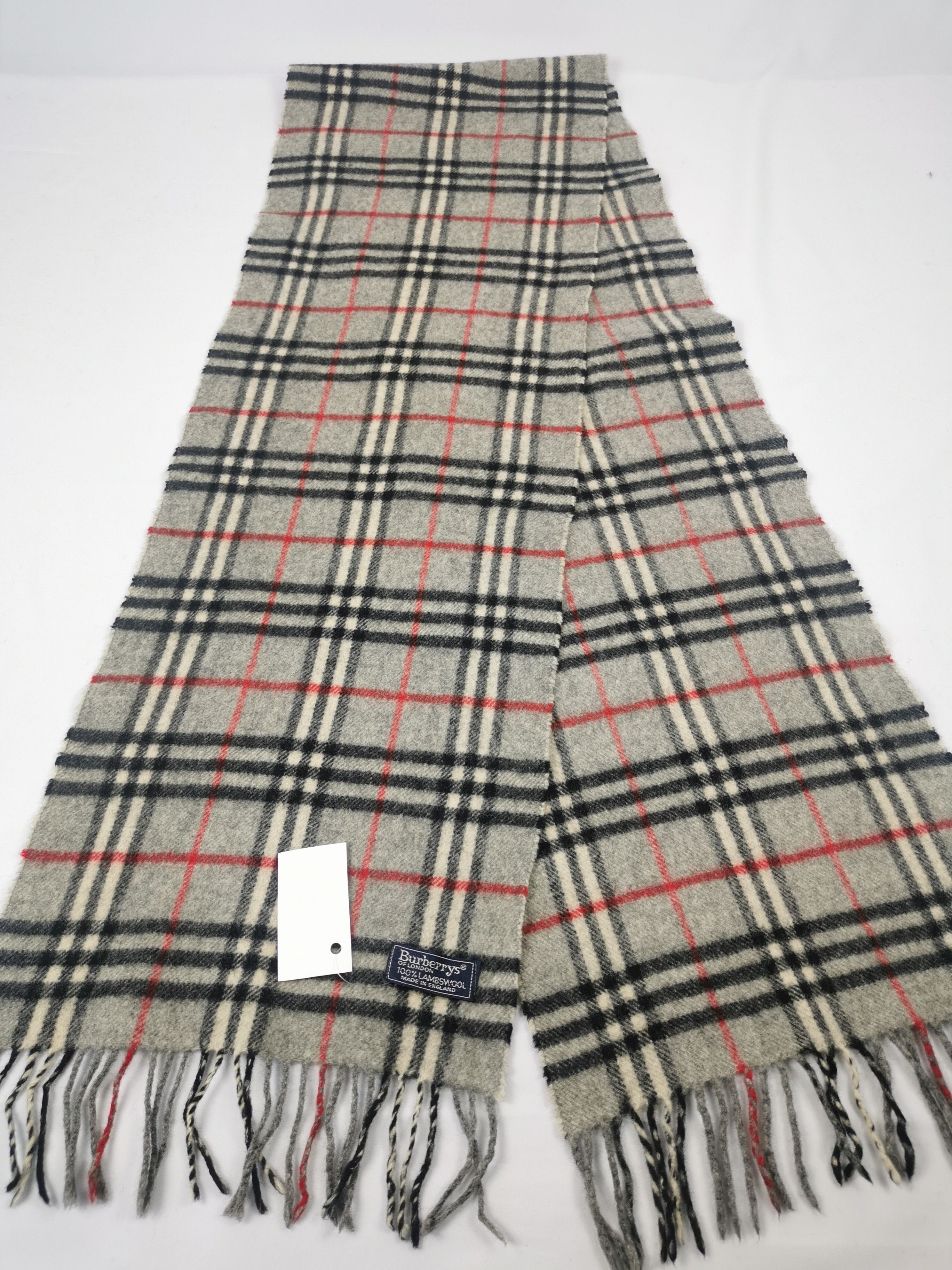 Burberry Burberrys scarf muffler lambswool Size ONE SIZE - 2 Thumbnail