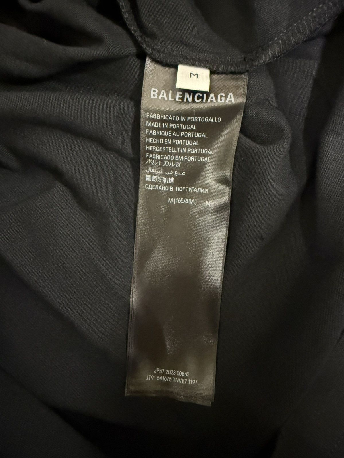 Balenciaga Balenciaga black t shirt Size US M / EU 48-50 / 2 - 5 Thumbnail
