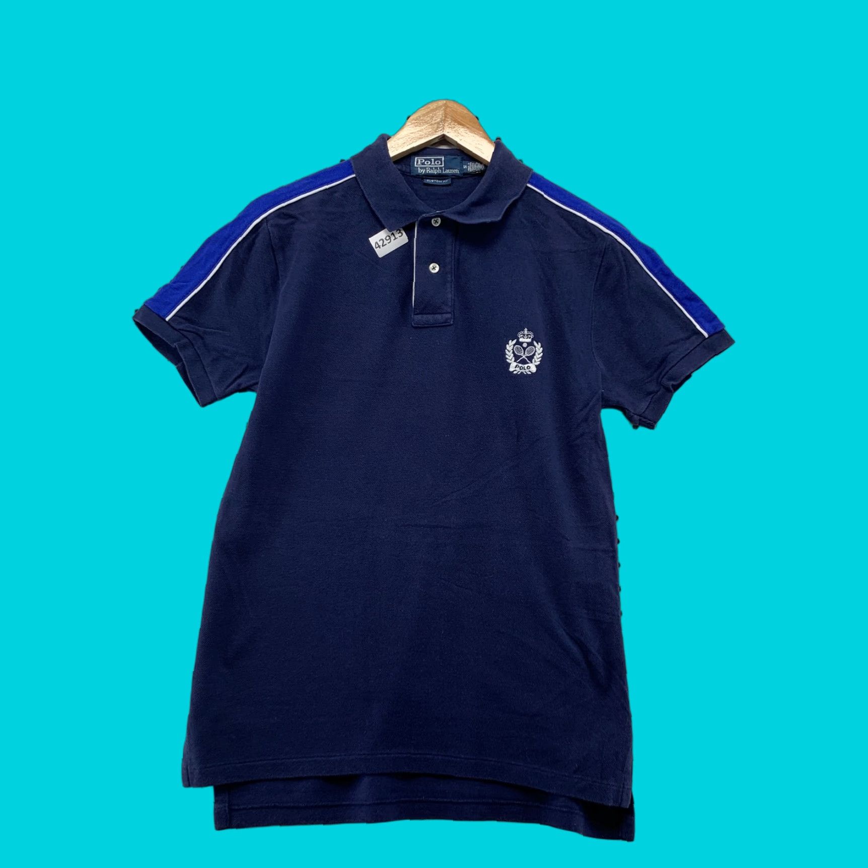 Polo Ralph Lauren VTG Polo Ralph Lauren Rugby Shirt Mens Small Blue Embroidered Tennis Logo Polo Shirt S Blue Tennis Logo Mens Size US S / EU 44-46 / 1 - 1 Thumbnail