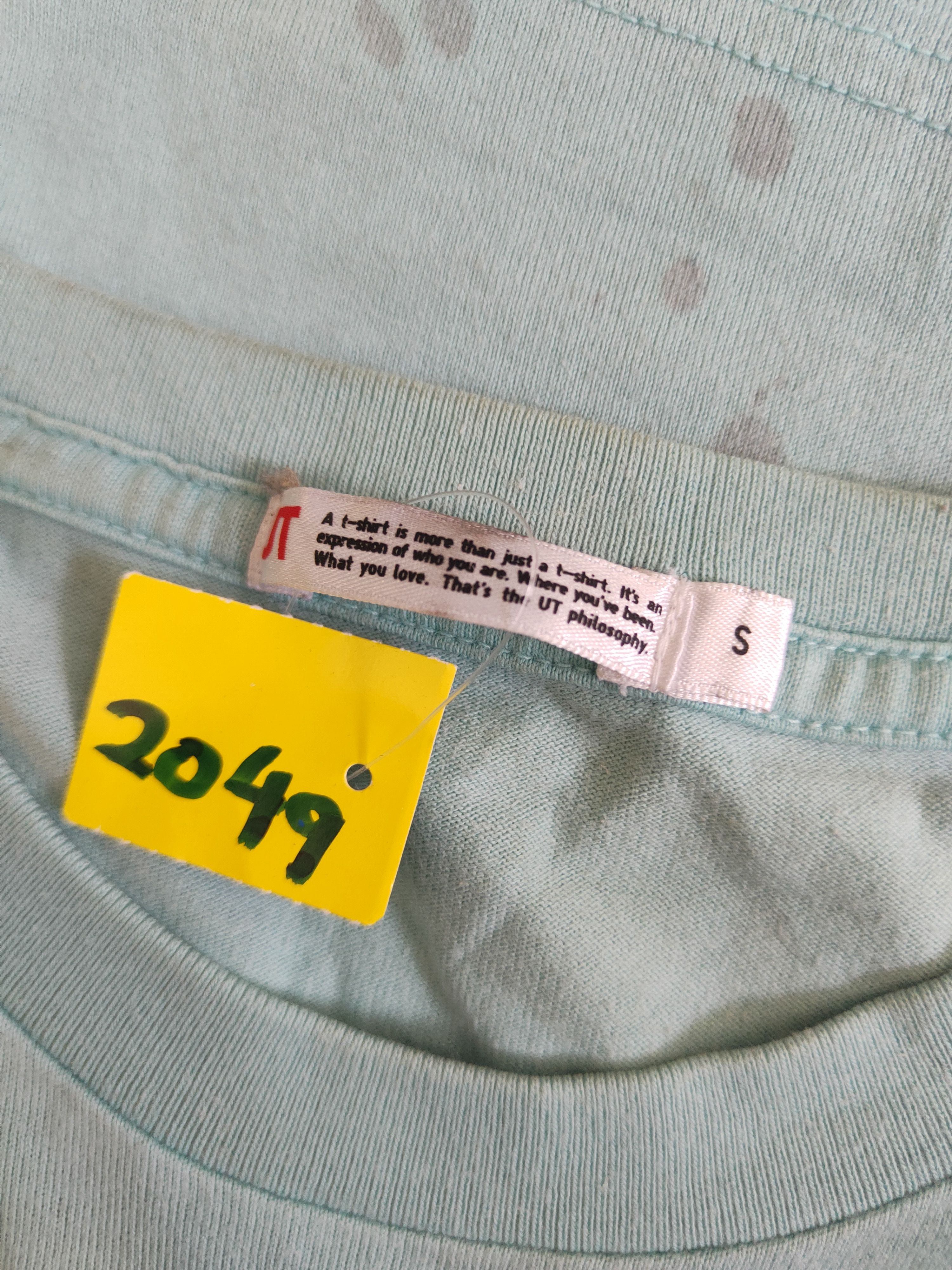 Anime DL Uniqlo anime japan Turquoise Short Sleeve T-shirt #2049 Size US S / EU 44-46 / 1 - 13 Thumbnail