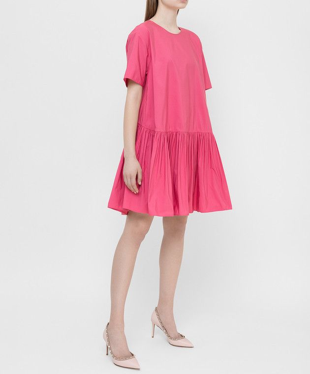 Valentino o1y0326 Mini Dress in Pink Size XS / US 0-2 / IT 36-38 - 2 Thumbnail