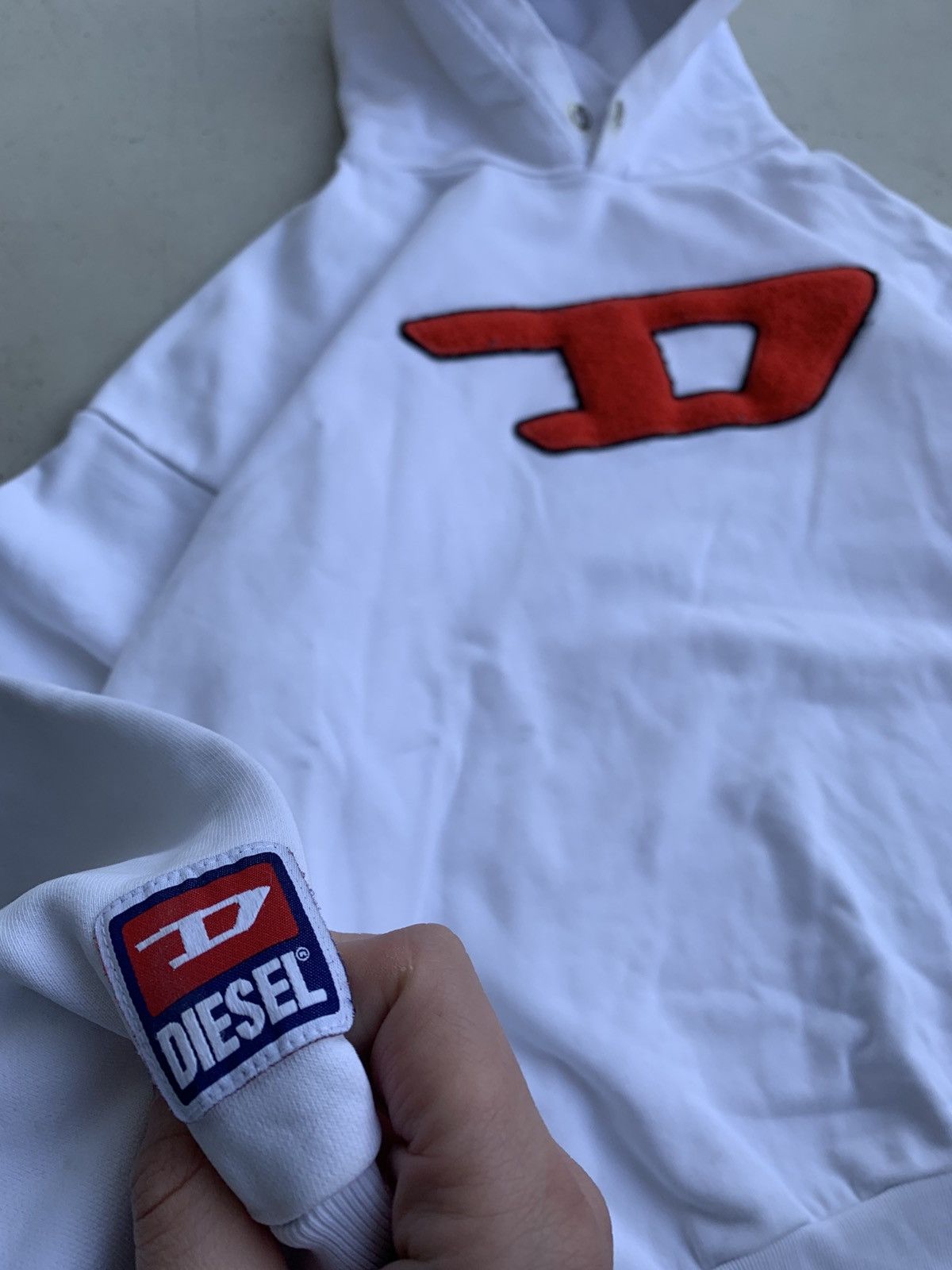 Diesel Diesel Hoodie Vintage Sk8 Logo Y2k Avantgarde Size US L / EU 52-54 / 3 - 9 Thumbnail