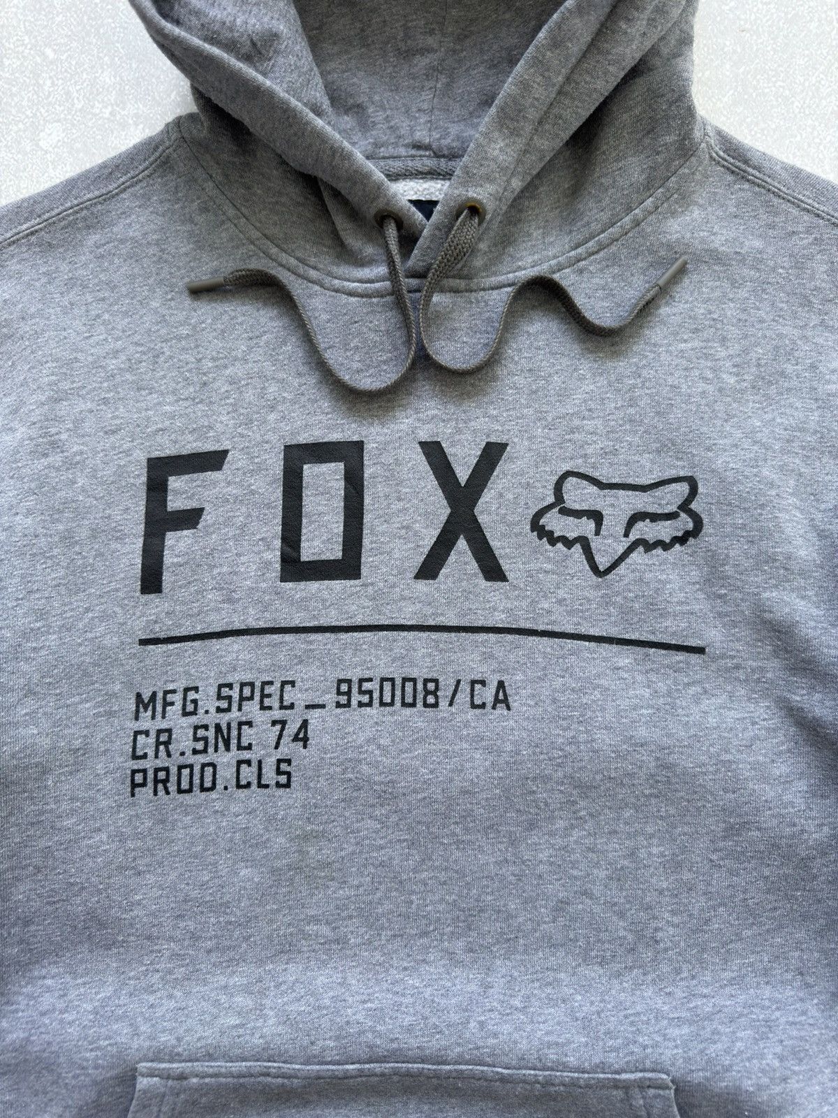 Fox Racing Vintage Fox Racing Gray Hoodie Monster Non Stop Pullover Size US M / EU 48-50 / 2 - 5 Thumbnail