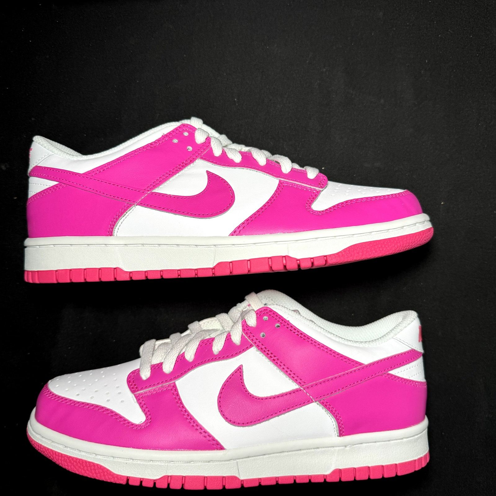 Jordan Brand × Nike Size 7 - Nike Dunk Low GS laser Fuchsia 2023 Shoes Size US 7 / EU 40 - 2 Thumbnail