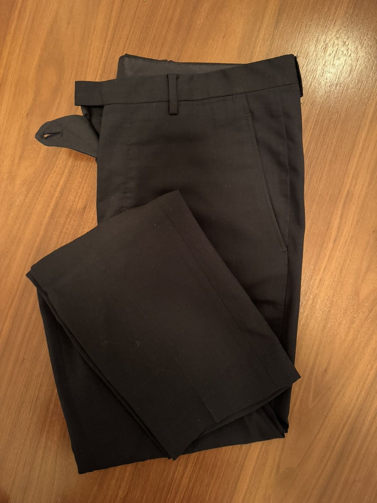 Jil Sander Jil Sander Tailored Navy Wool Trousers Size 48 Size 48R - 1 Thumbnail
