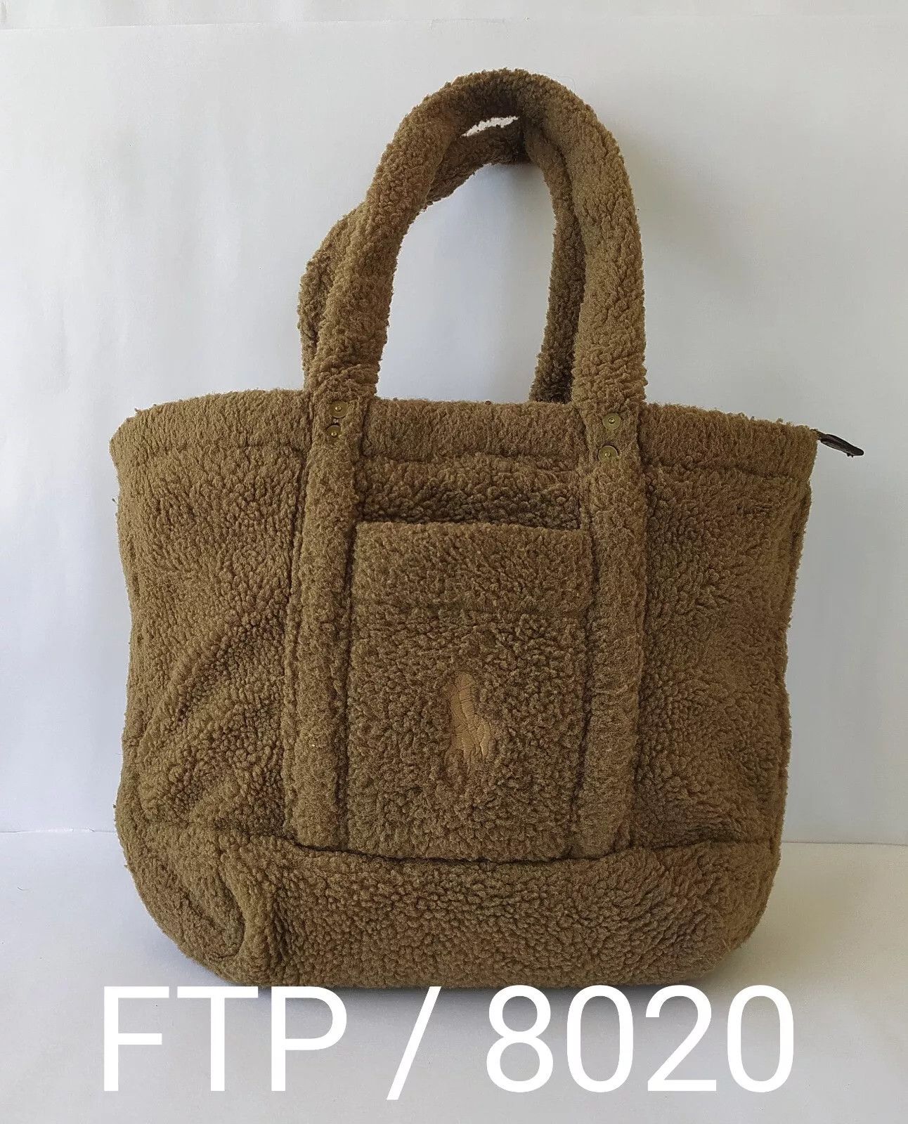 Polo Ralph Lauren Polo Ralph Lauren pony embroidered Fleece tote bag IFD 8020 Size ONE SIZE - 12 Thumbnail