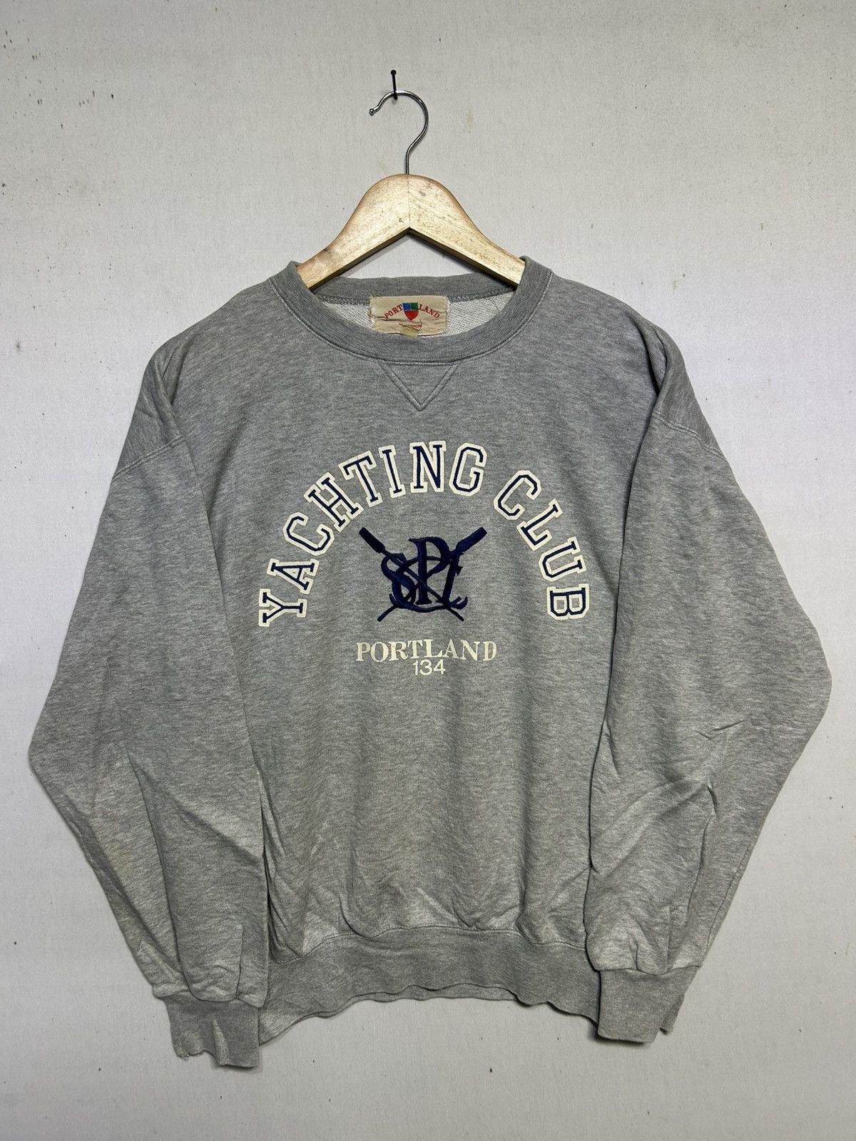 Japanese Brand × Vintage Vintage Portland Yachting Club sweatshirt Size US M / EU 48-50 / 2 - 1 Thumbnail