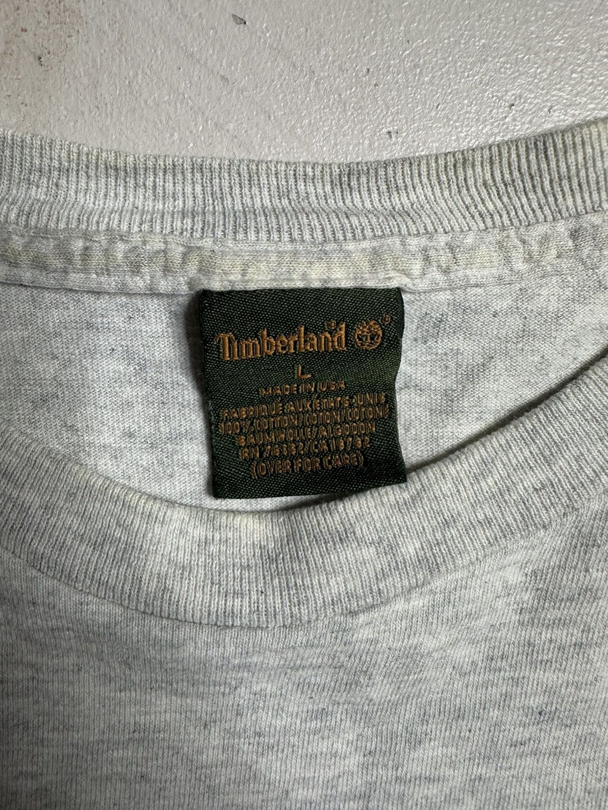 Timberland Vintage 90s Made In USA Timberland T Shirt Size US L / EU 52-54 / 3 - 4 Thumbnail