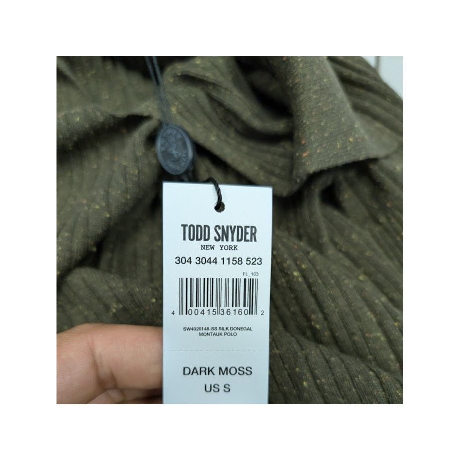 Todd Snyder o1rshd1 CC20 Short Sleeve Polo Shirt in Khaki Size US S / EU 44-46 / 1 - 12 Thumbnail