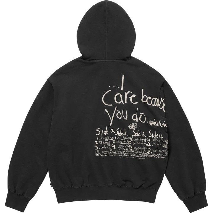 Supreme Supreme Aphex Twin Zip Up Hooded Sweatshirt | Grailed