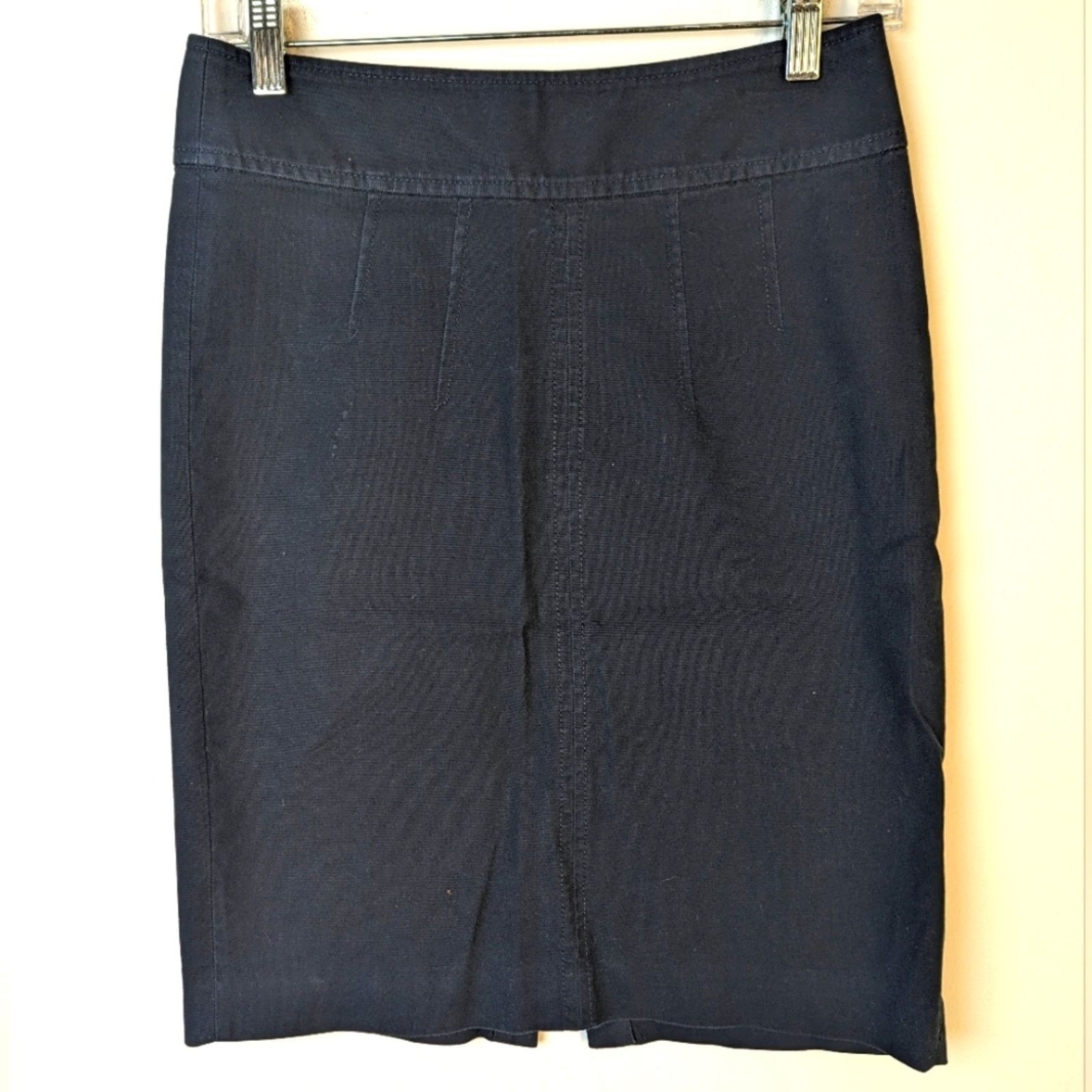 Banana Republic Banana Republic Canvas Blue Pencil Skirt / 2 Size 26" / US 2 / IT 38 - 1 Thumbnail