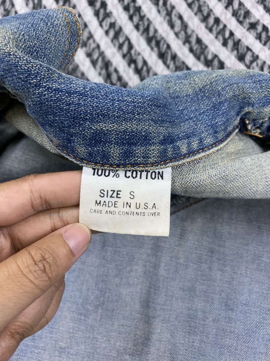 Japanese Brand Vintage Nine Planet Double Pocket Fullbutton Denim Jacket Size US S / EU 44-46 / 1 - 10 Thumbnail