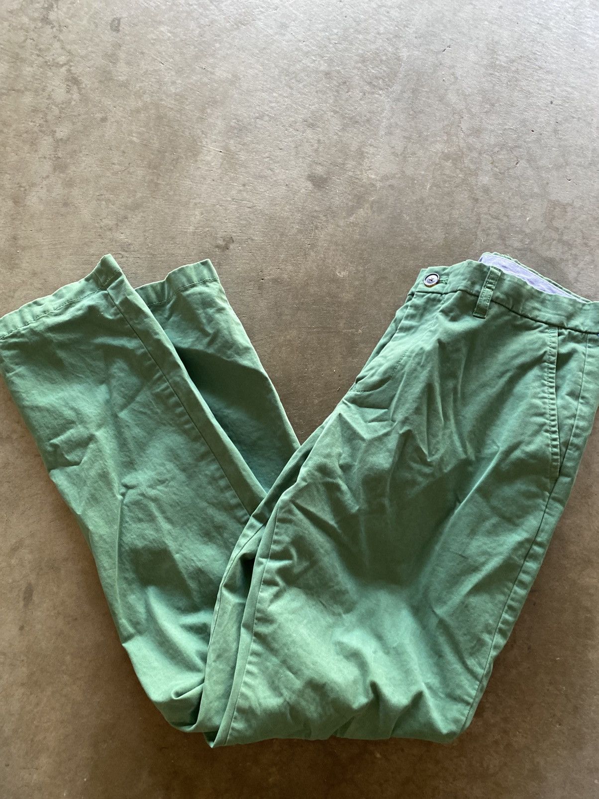 Tommy Hilfiger Tommy Hilfiger Vintage Green Pants 33/32 Size US 33 - 1 Thumbnail