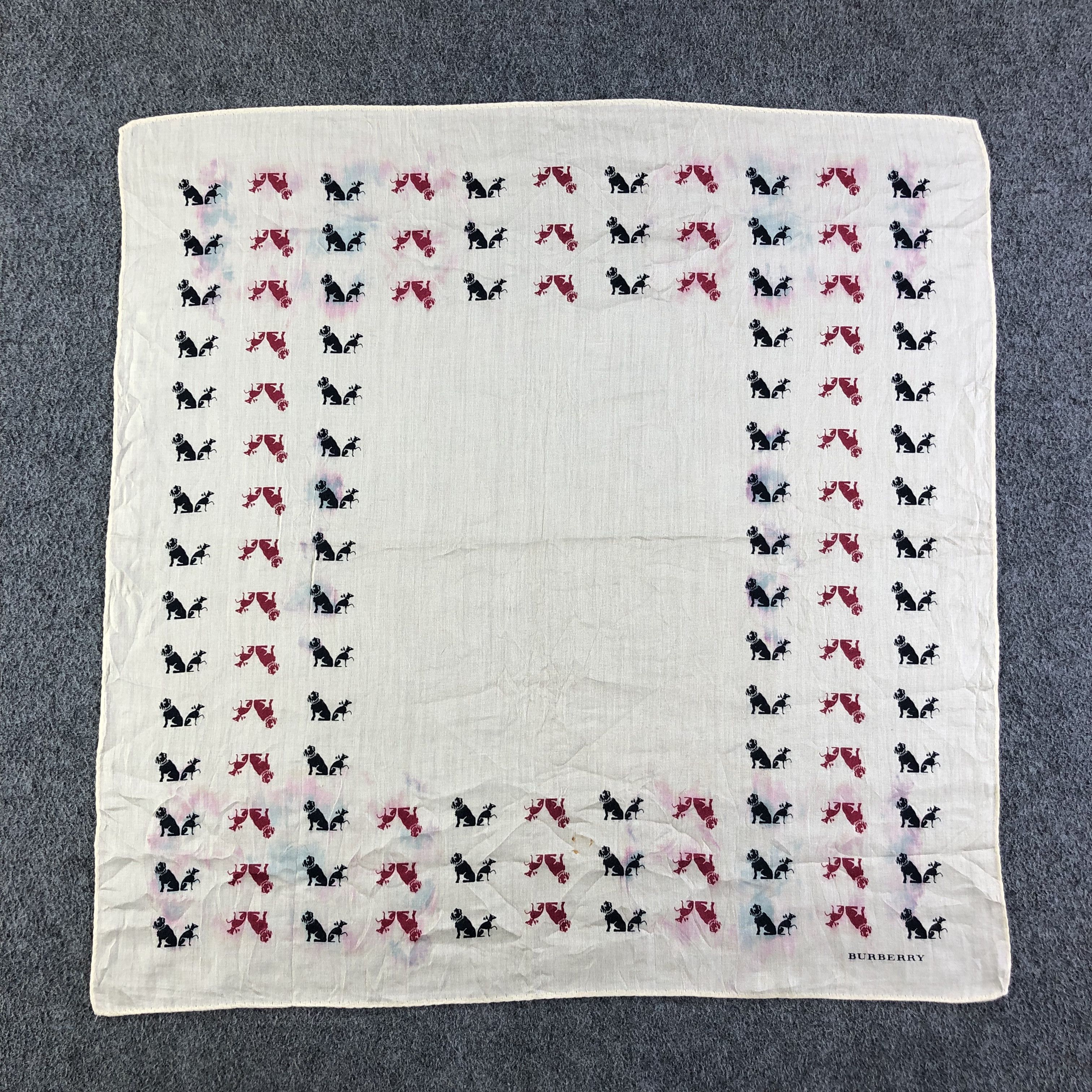 Burberry Burberry Handkerchief Bandana Neckerchief H2317 Size ONE SIZE - 2 Thumbnail