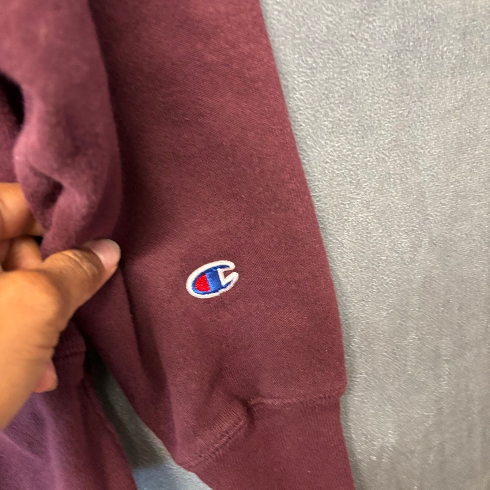 Champion Champion Reverse Weave Hoodie Burgundy Maroon Pullover Size US S / EU 44-46 / 1 - 11 Thumbnail