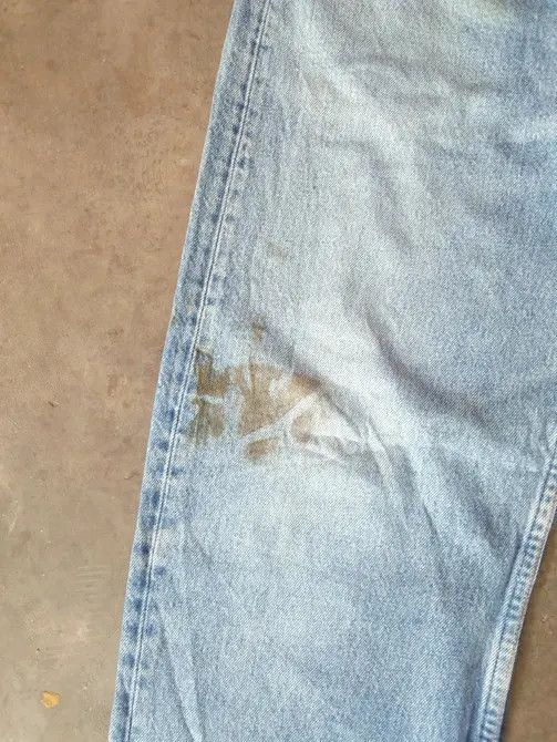 Levi's 90s Vintage Levi's 501 Made In USA Dirty Distressed Jeans Size US 34 / EU 50 - 8 Thumbnail