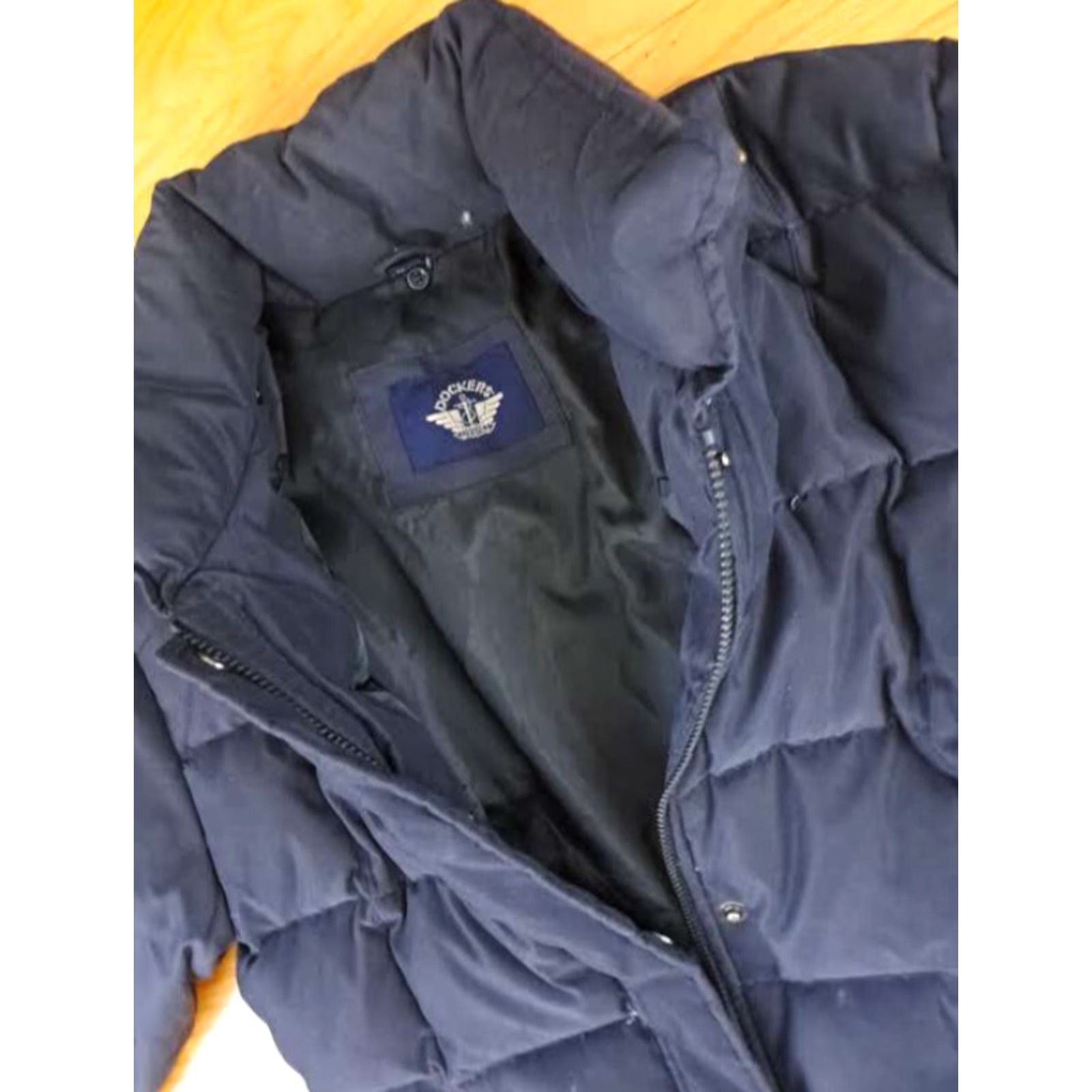 Dockers VINTAGE? DOCKERS Full Zip Puffer Down Black Jacket L? Size US L / EU 52-54 / 3 - 4 Thumbnail