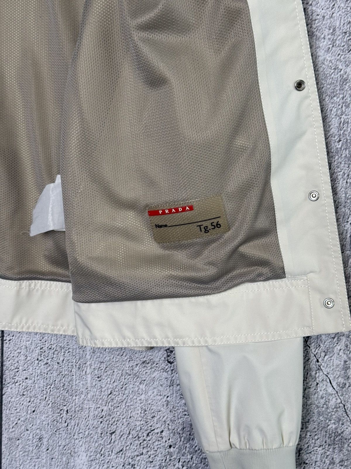 Prada Prada Sport Gore-Tex White Technical Bomber Jacket Size 56 Size US XL / EU 56 / 4 - 23 Thumbnail