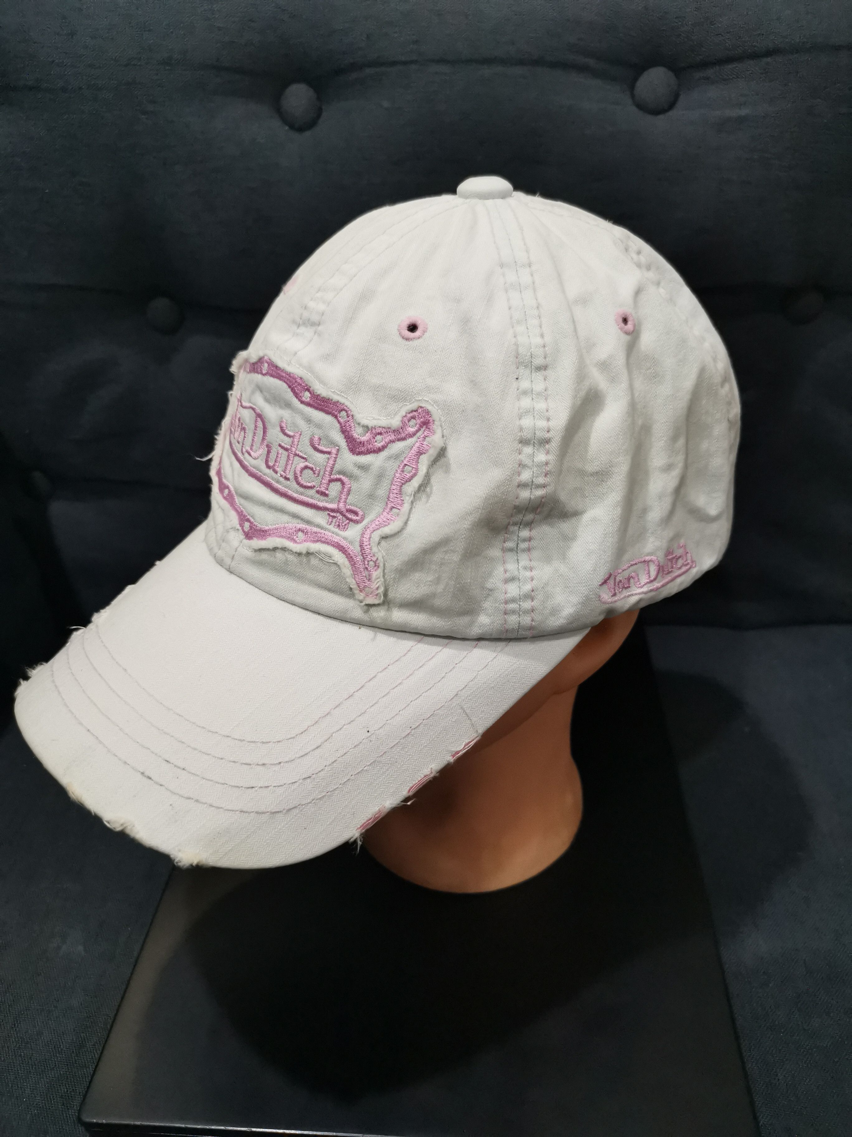 Vintage × Von Dutch Vintage Von Dutch Hats Distressed Design Size ONE SIZE - 2 Thumbnail