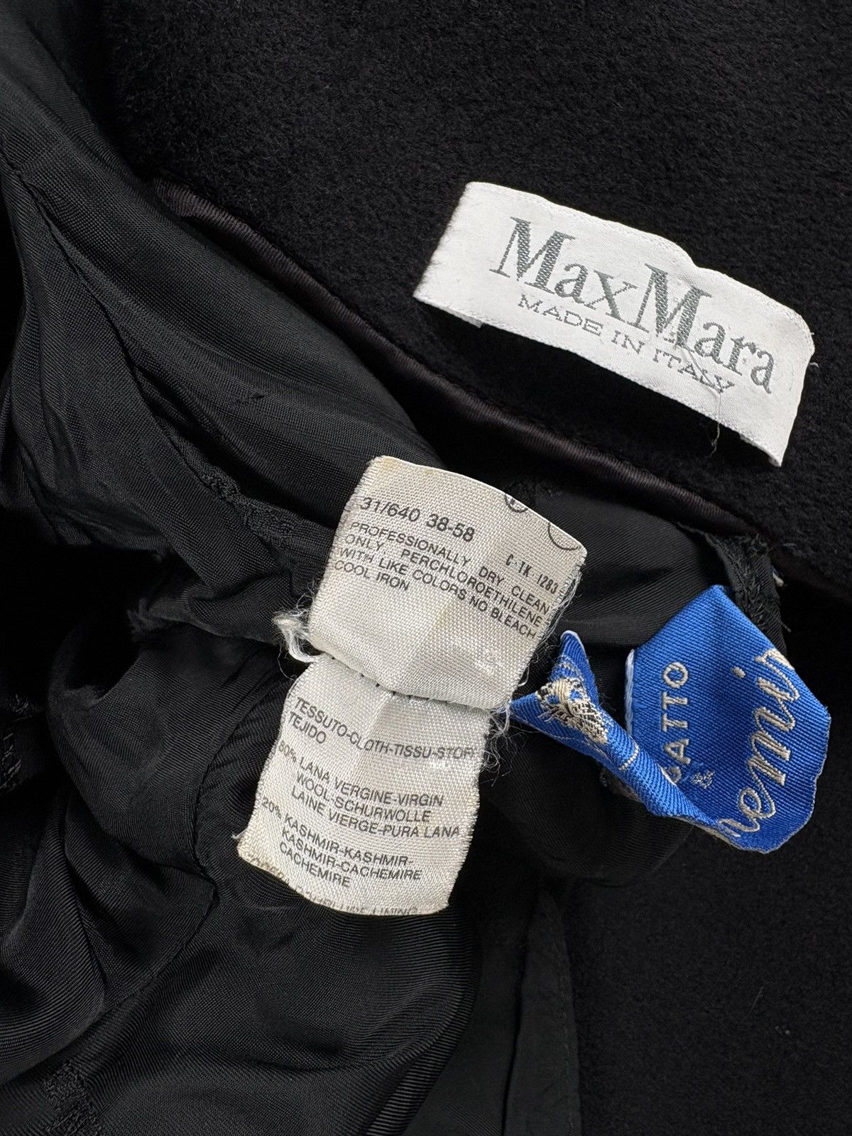 Max Mara Rare MaxMara Teddy Wool-Cashmere Oversized Beaver Long Sheepskin Coat Jacket Trench Size S / US 4 / IT 40 - 14 Thumbnail