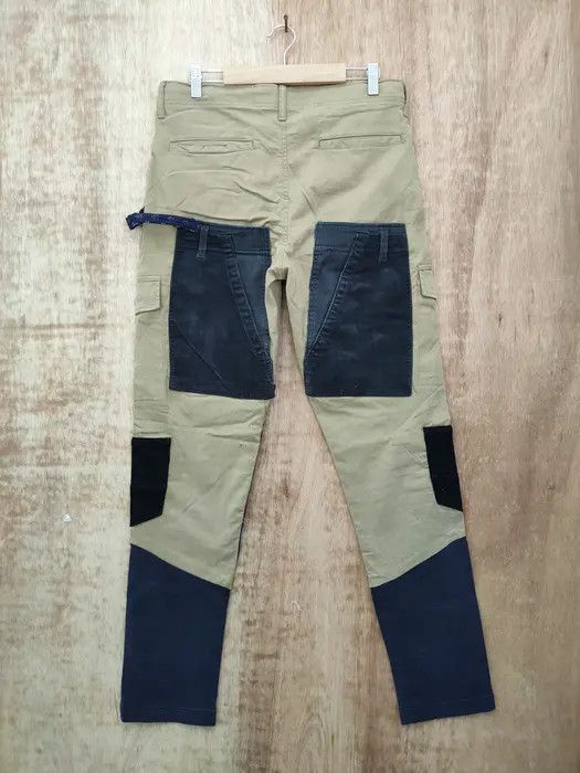 Japanese Brand DLL Uniqlo Custom patchwork reconstruct cargo pants #46-025 Size US 31 - 1 Thumbnail
