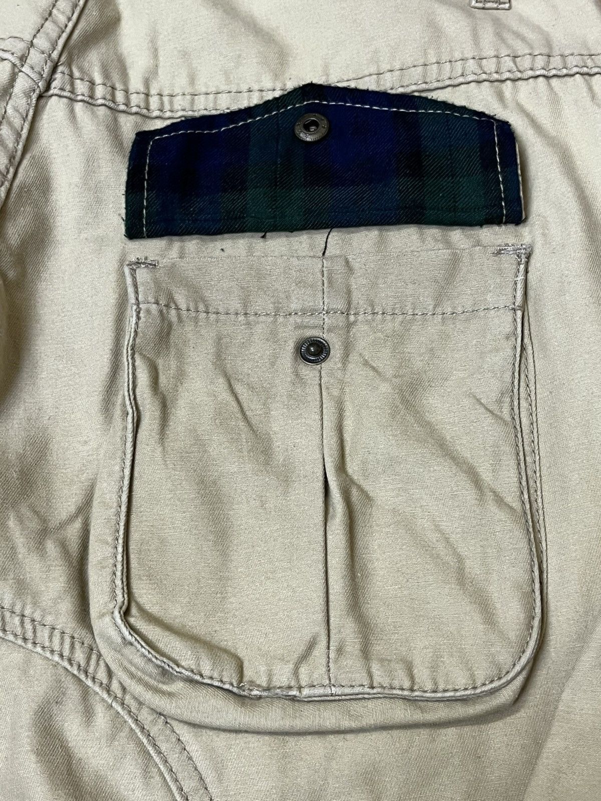 Japanese Brand Sick y2k japanese amekaji JUNGLE STORM drop crotch pants Size US 32 / EU 48 - 9 Thumbnail