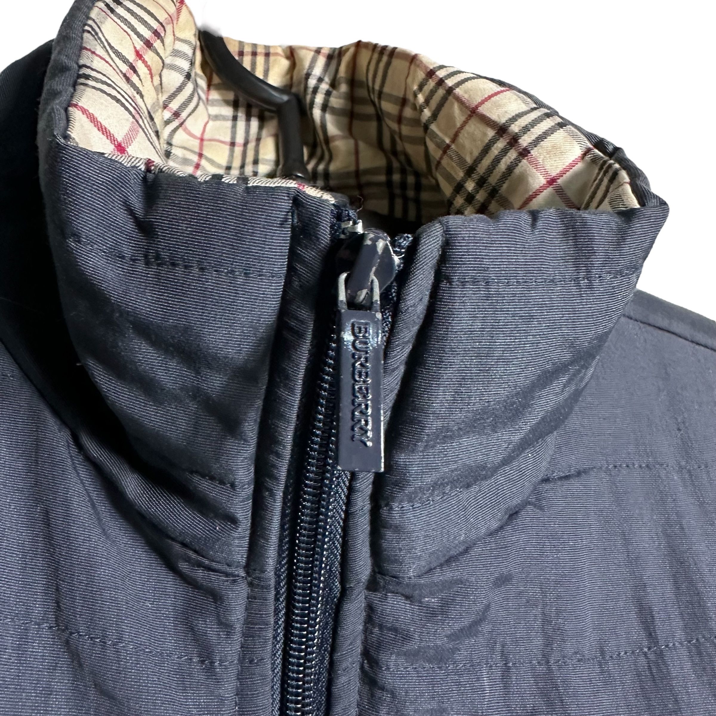 Burberry 🔥RARE🔥Vintage Burberry London Puffer Bomber Jacket Size US L / EU 52-54 / 3 - 3 Thumbnail