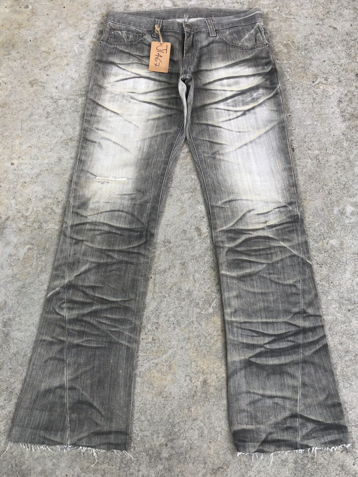 Tornado Mart Tornado Mart Flared Jeans Distressed Jeans Size US 32 / EU 48 - 1 Thumbnail
