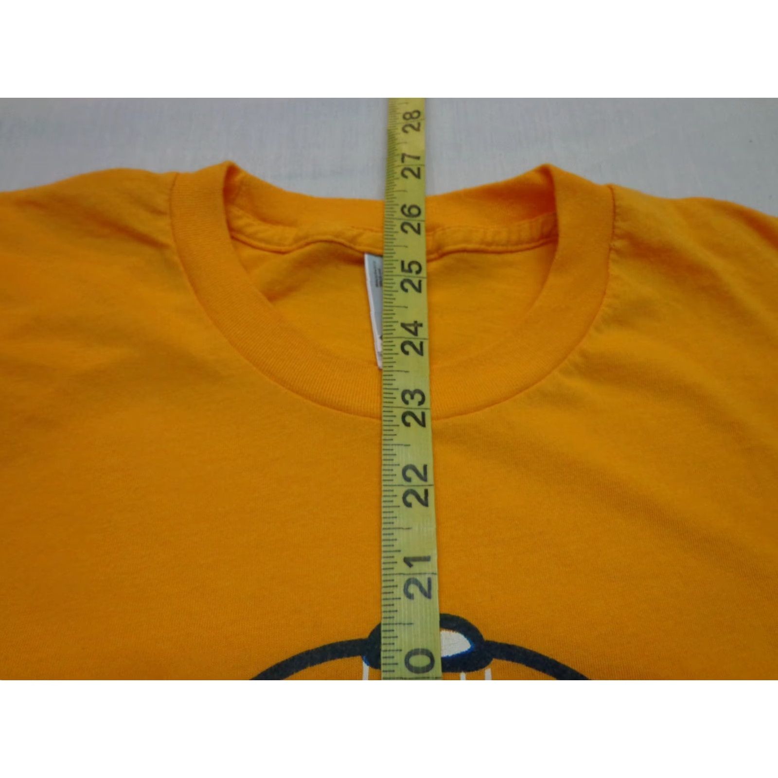 Vintage Project 615 HOCKEY MASK Yellow T-Shirt Size S Unisex Adults Short Sleeve Crew Neck Lightweight 50% Cotton Polyester Size US S / EU 44-46 / 1 - 6 Thumbnail