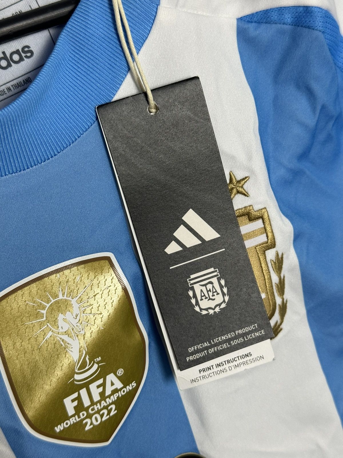 Adidas KIDS New Argentina 2024 Home Messi Football Jersey T-Shirt Size US XS / EU 42 / 0 - 11 Thumbnail