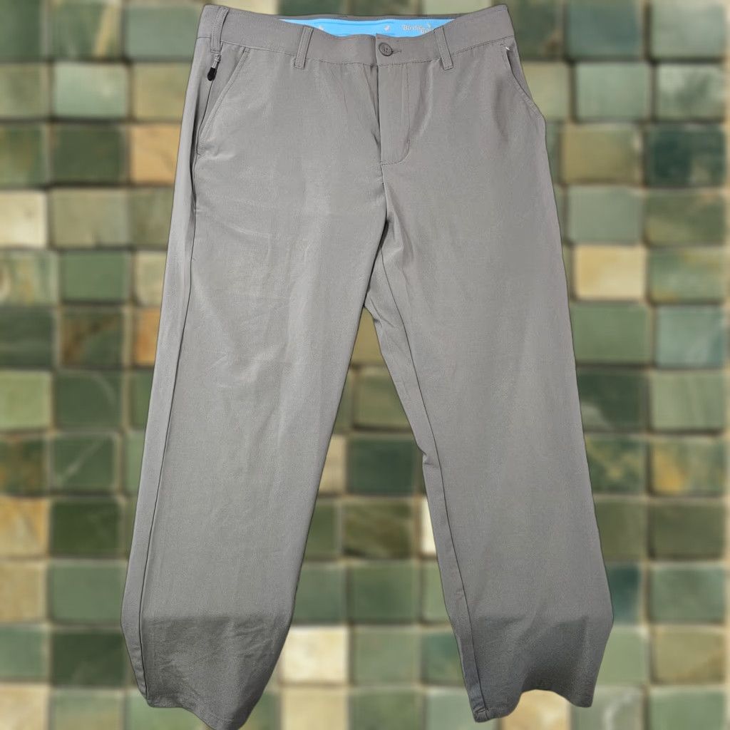 Vintage Birdie Bound Mens Dress Pants 34x28 Grey Stretch Golf Business Casual Pants Size US 34 / EU 50 - 1 Thumbnail