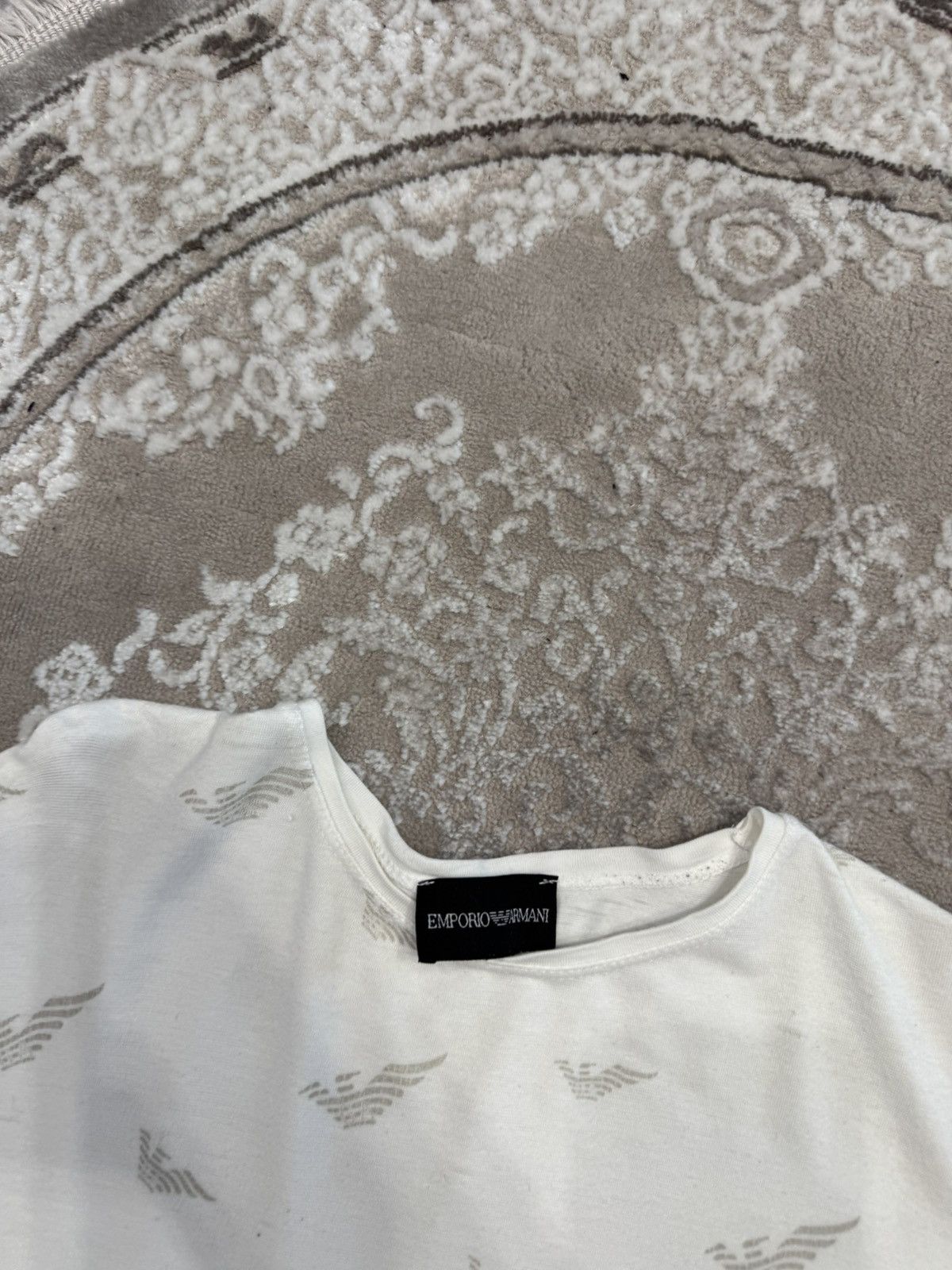 Armani Emporio Armani Monogram Logo Sweatshirt long sleeve Size US M / EU 48-50 / 2 - 5 Thumbnail